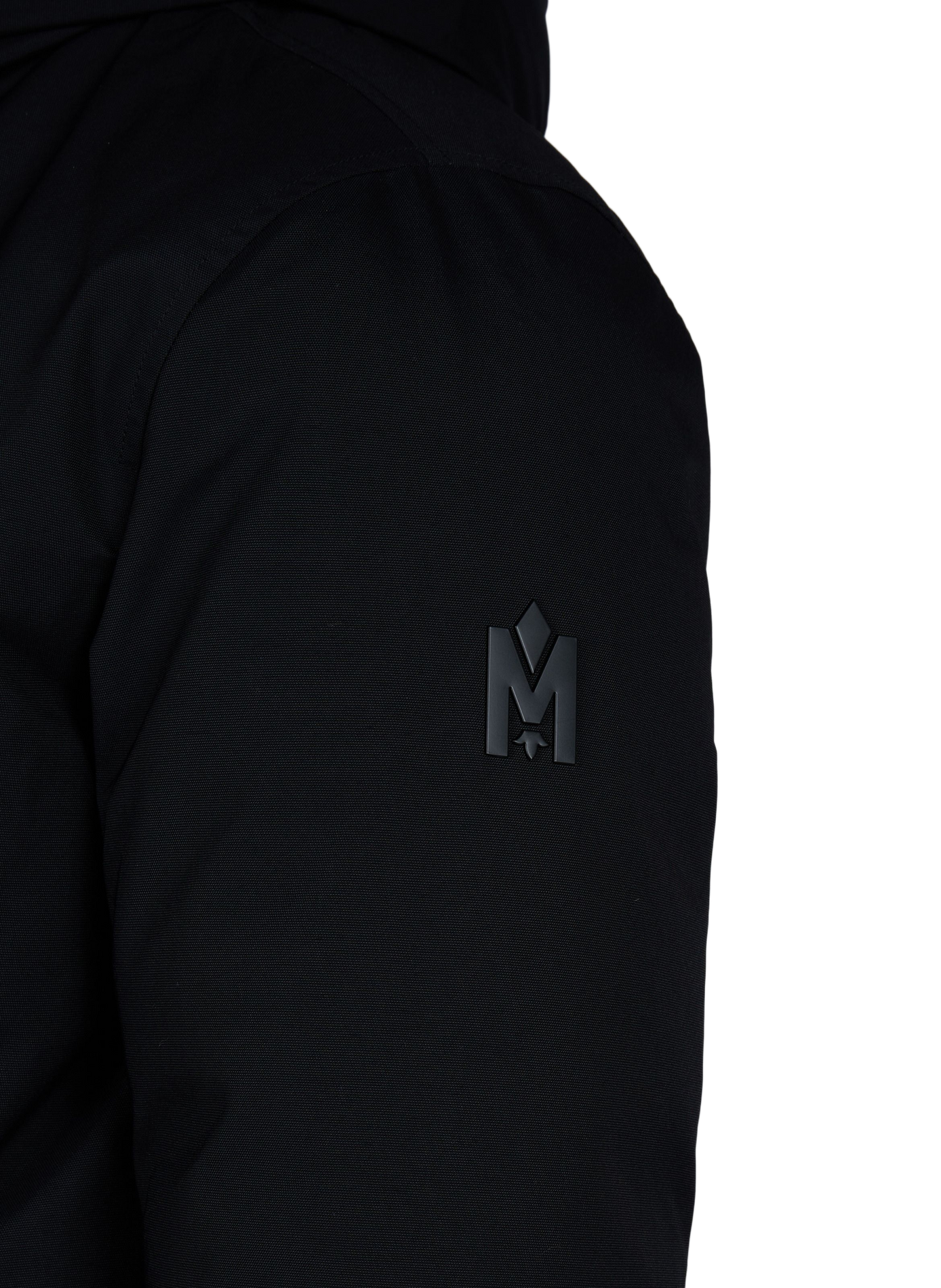 Daunenjacke mit Kapuze und Pelz MACKAGE Schwarz