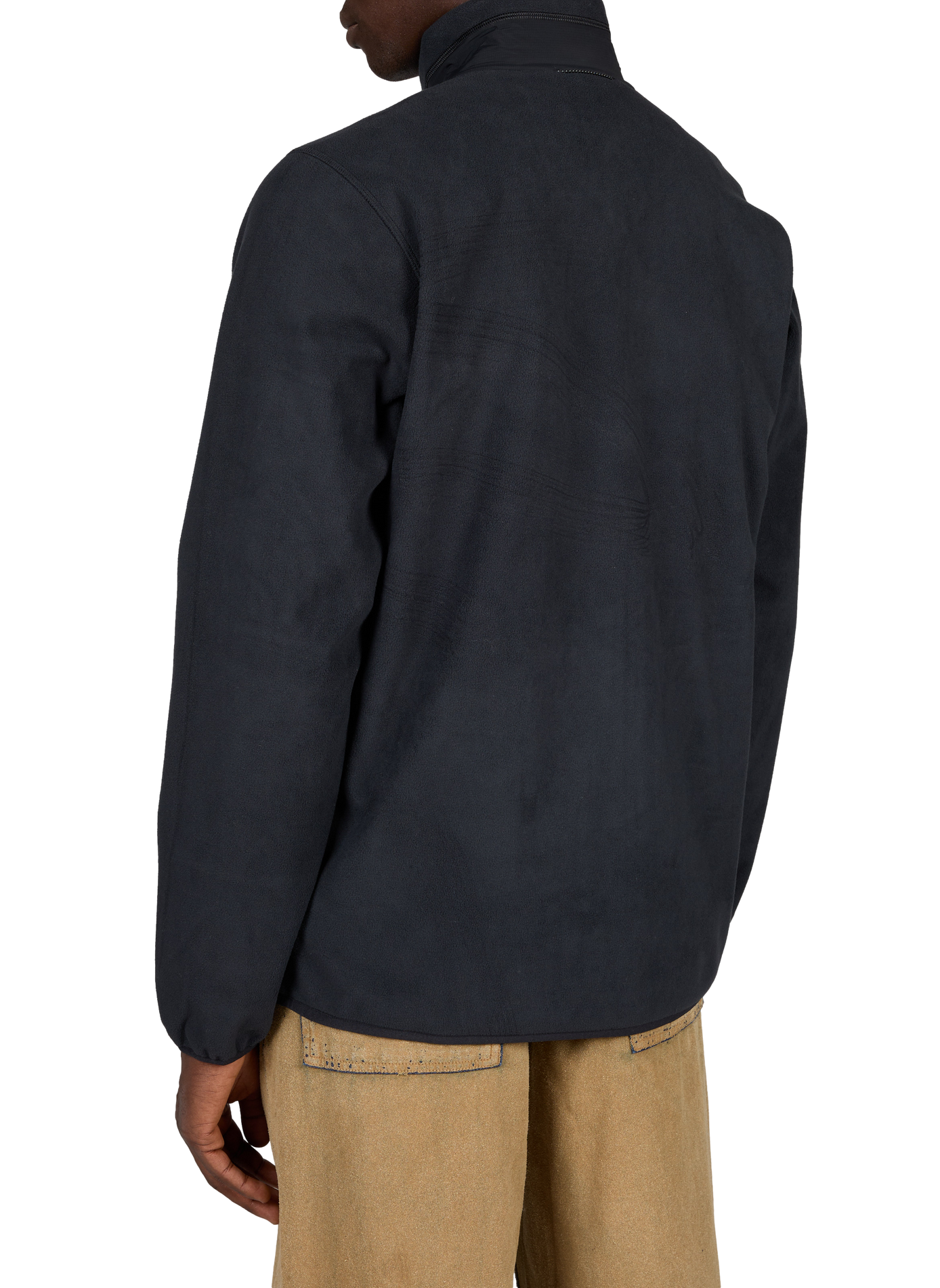 Plain zip-up high-neck jacket COLUMBIA Grey