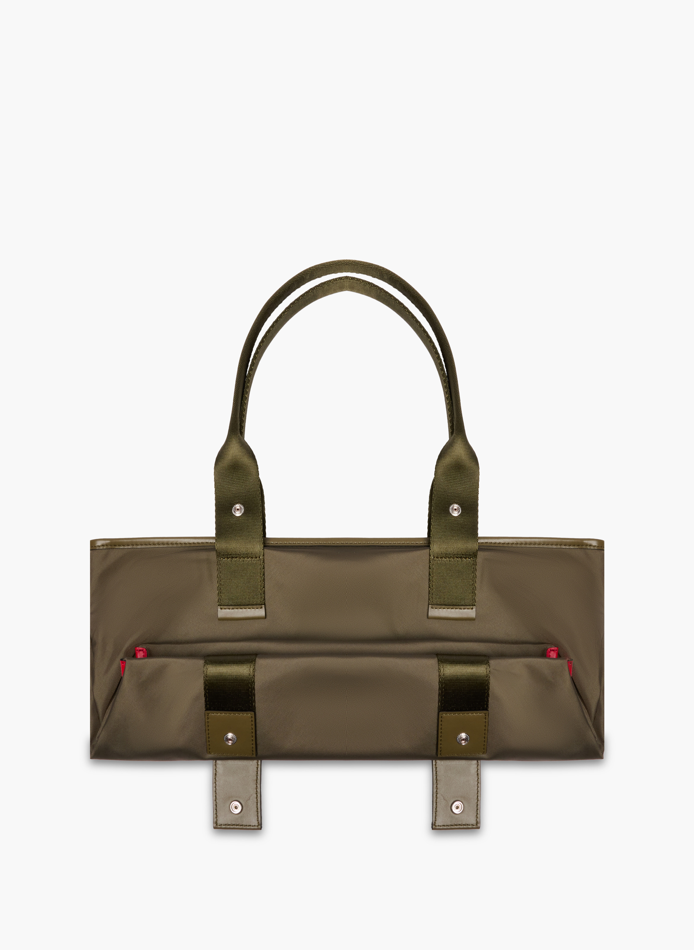 Sac cabas zippé m mistral rollable de lancel en nylon LANCEL Vert