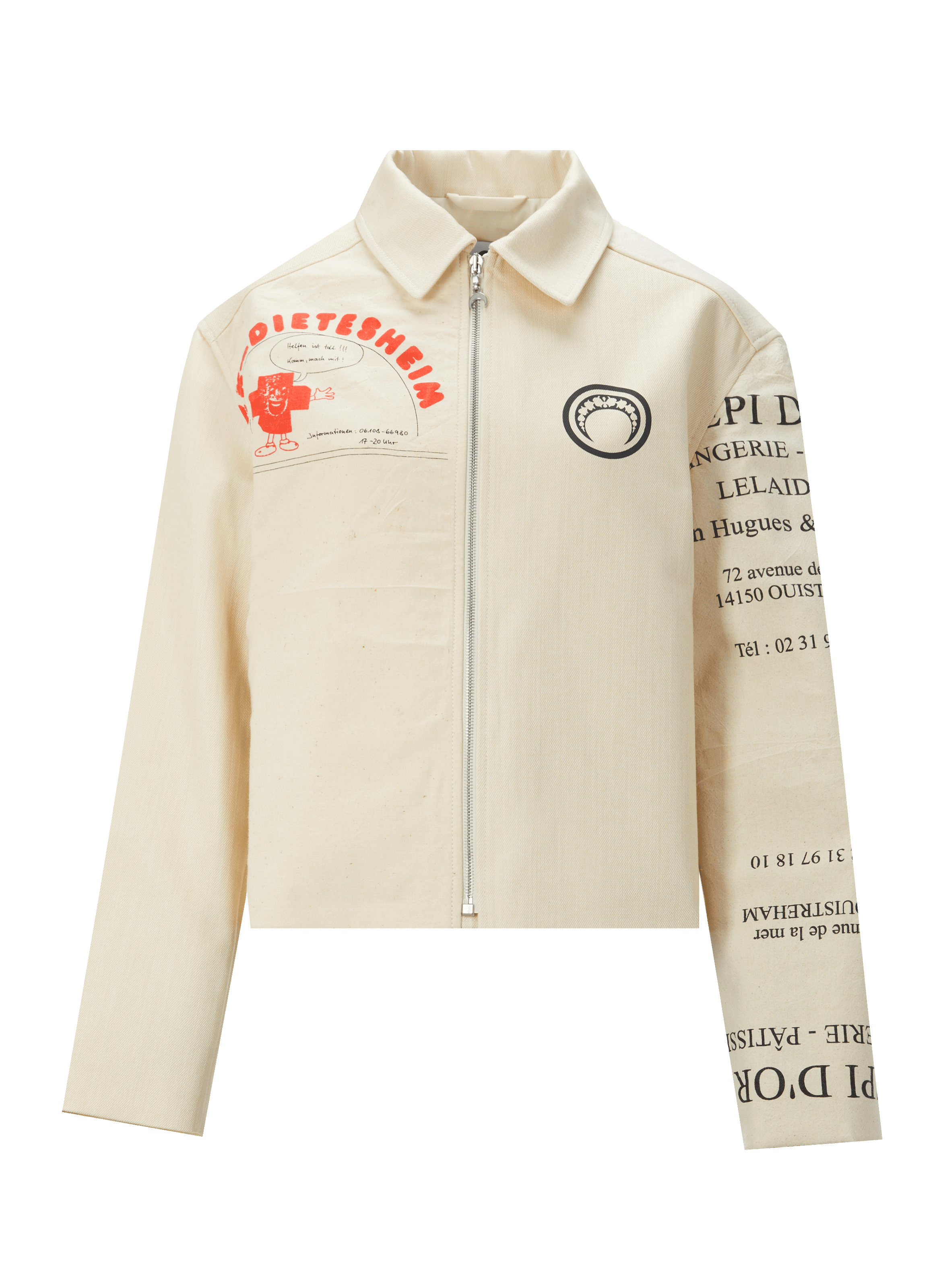 Veste à imprimé en coton