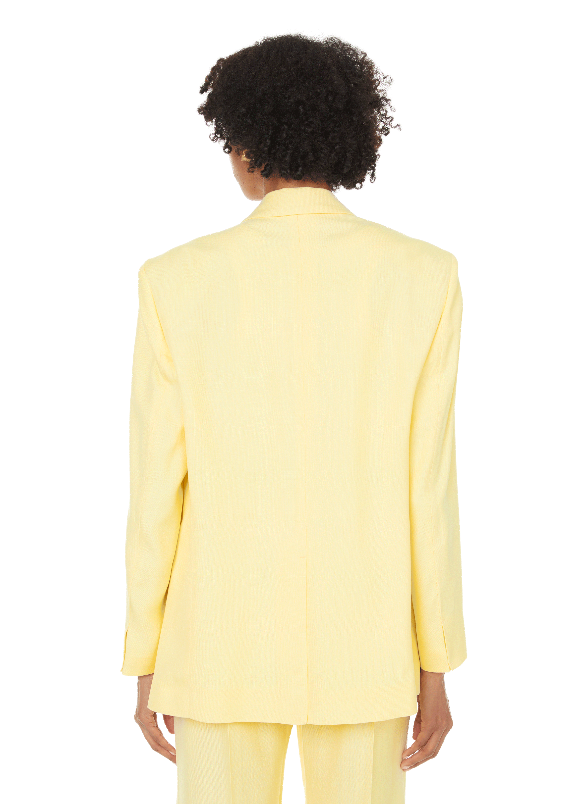 La Veste d’Homme virgin wool jacket JACQUEMUS Yellow