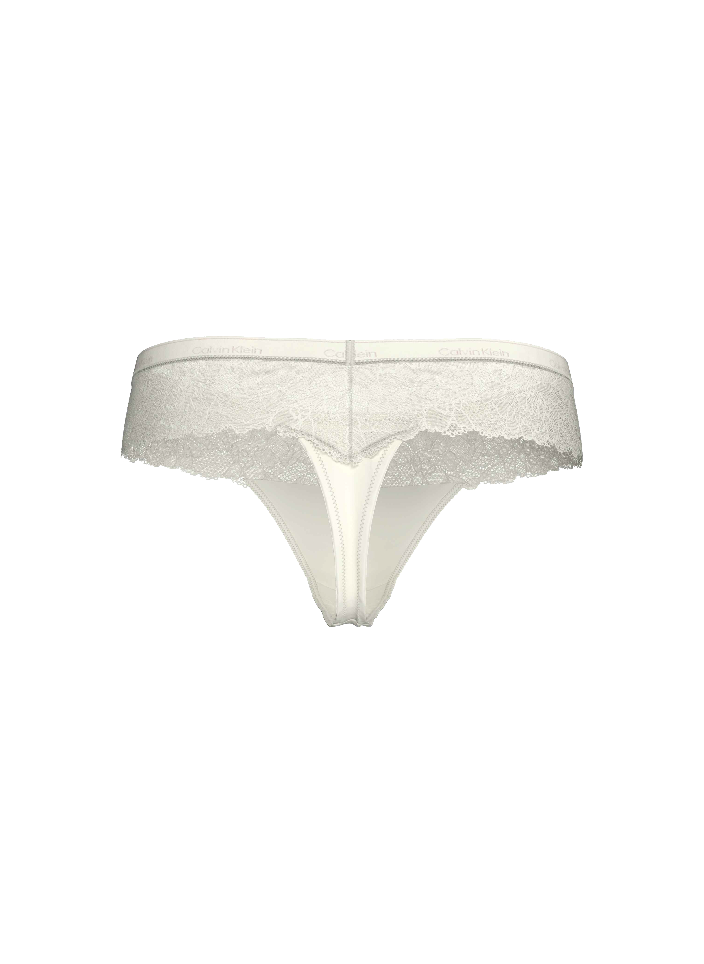 High-waisted thong CALVIN KLEIN Beige