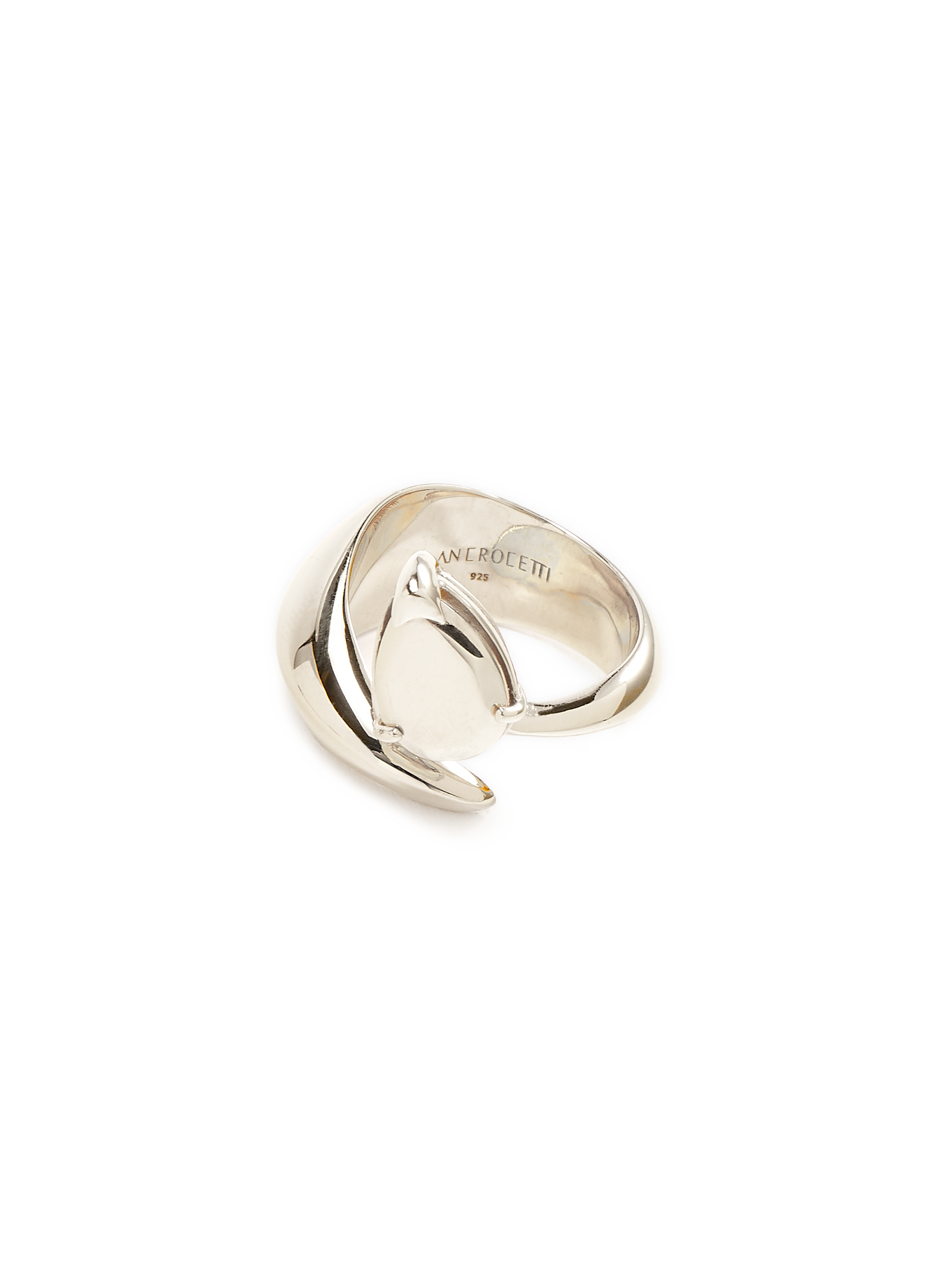 Hard Alien Ring ALAN CROCETTI Silver