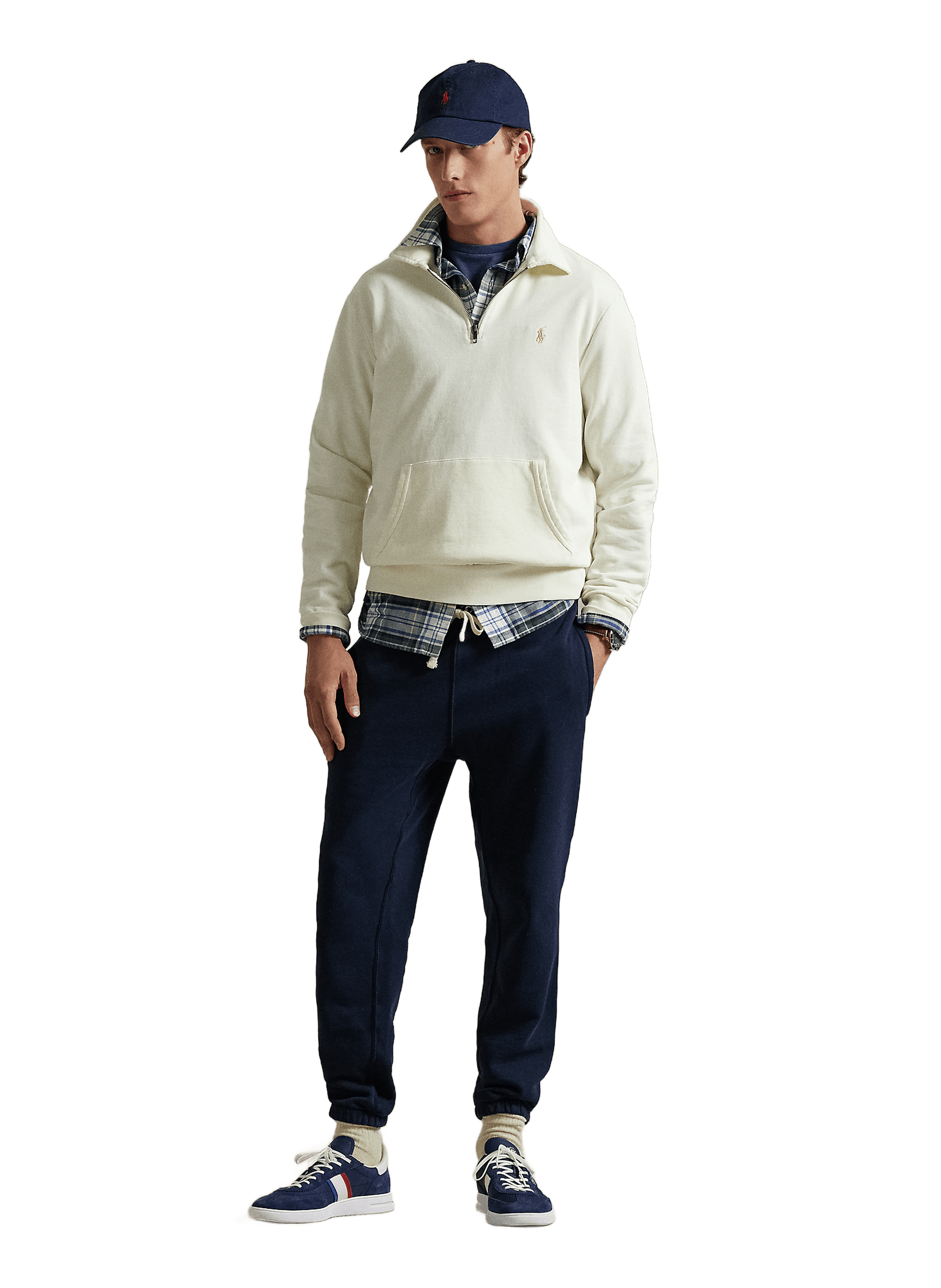 Sweatshirt à col zippé POLO RALPH LAUREN Beige