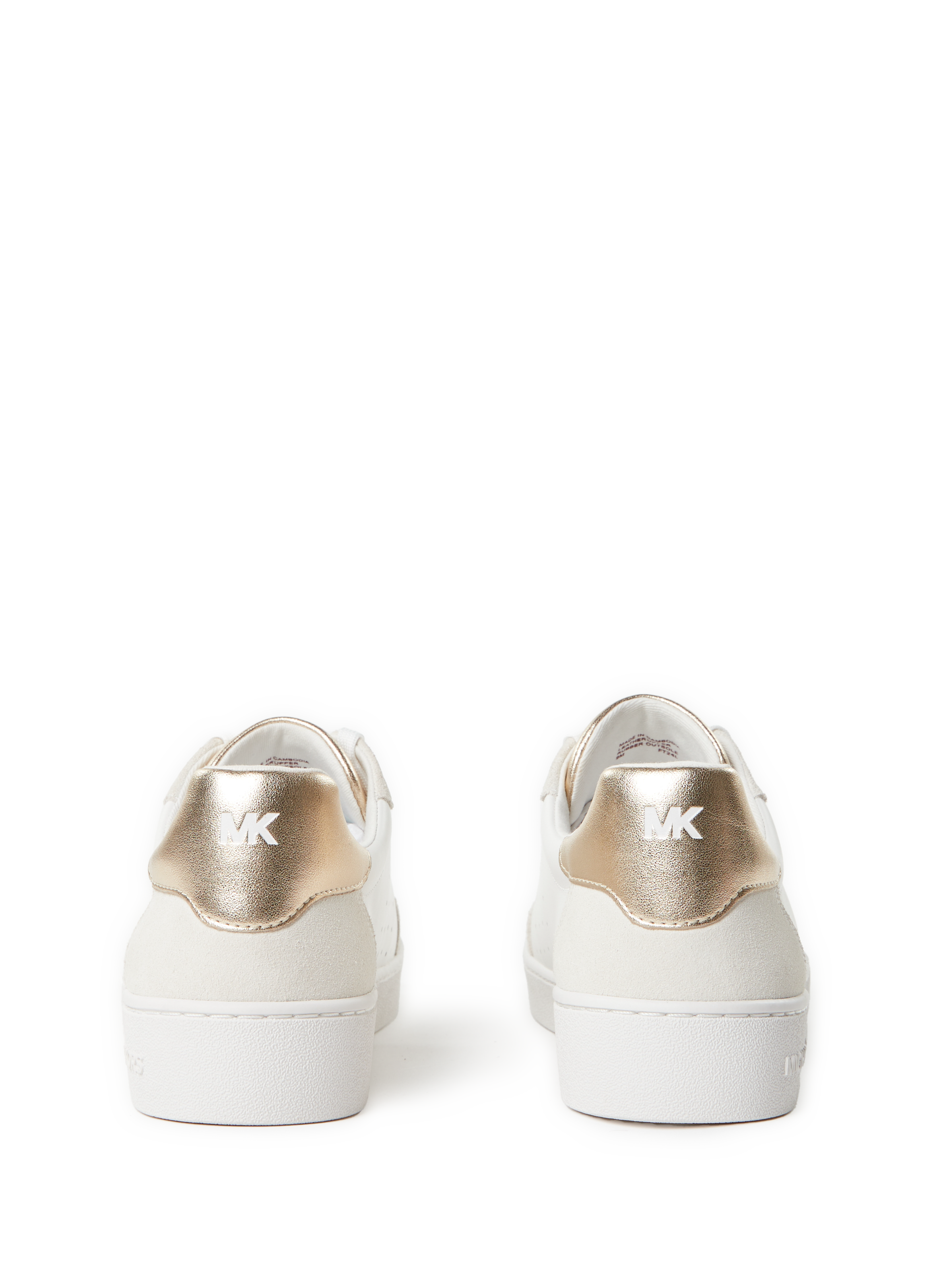 Baskets Scotty Lace Up en cuir  MICHAEL KORS Doré