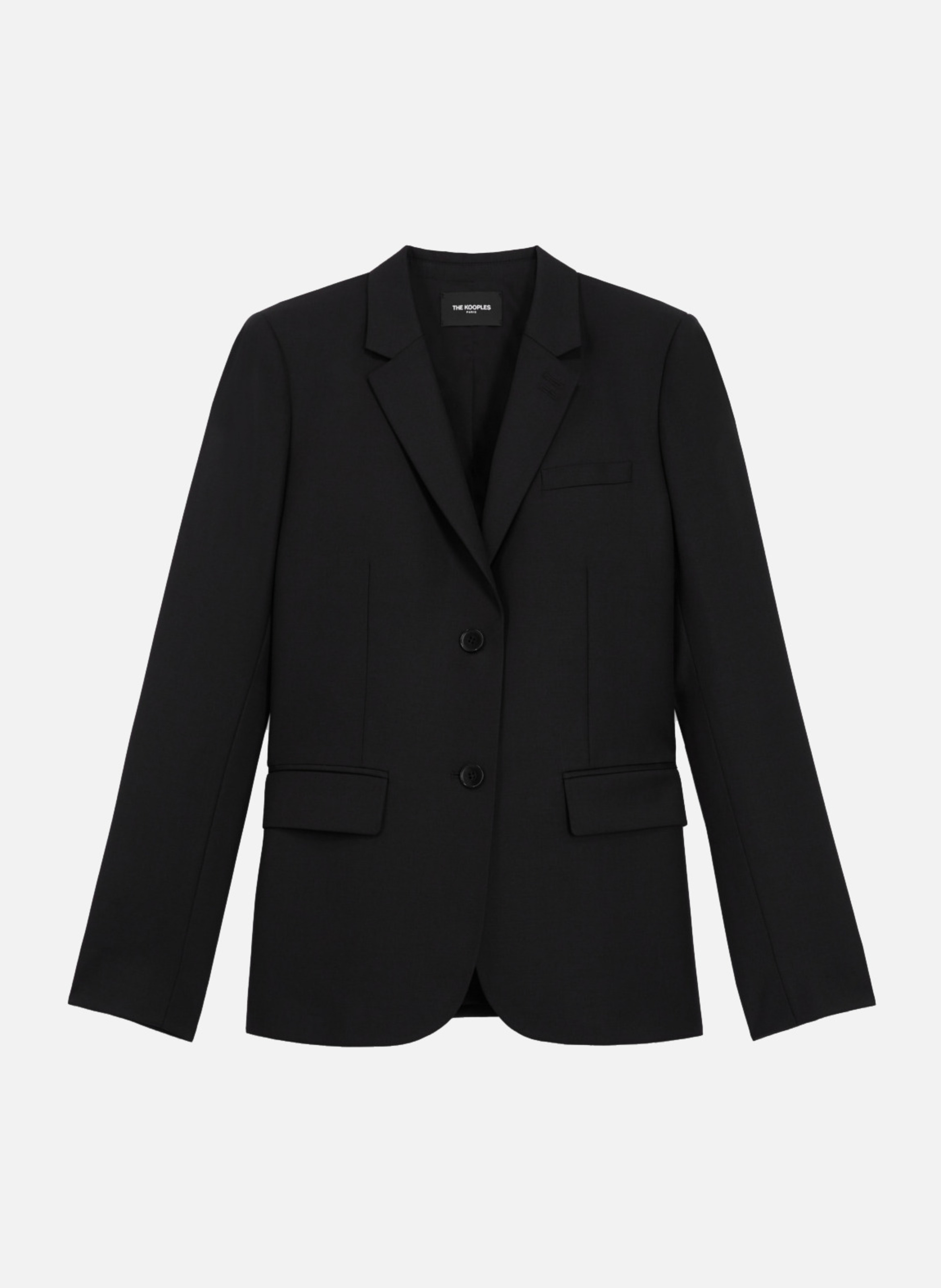 Veste de costume en laine coupe cintrée THE KOOPLES Noir