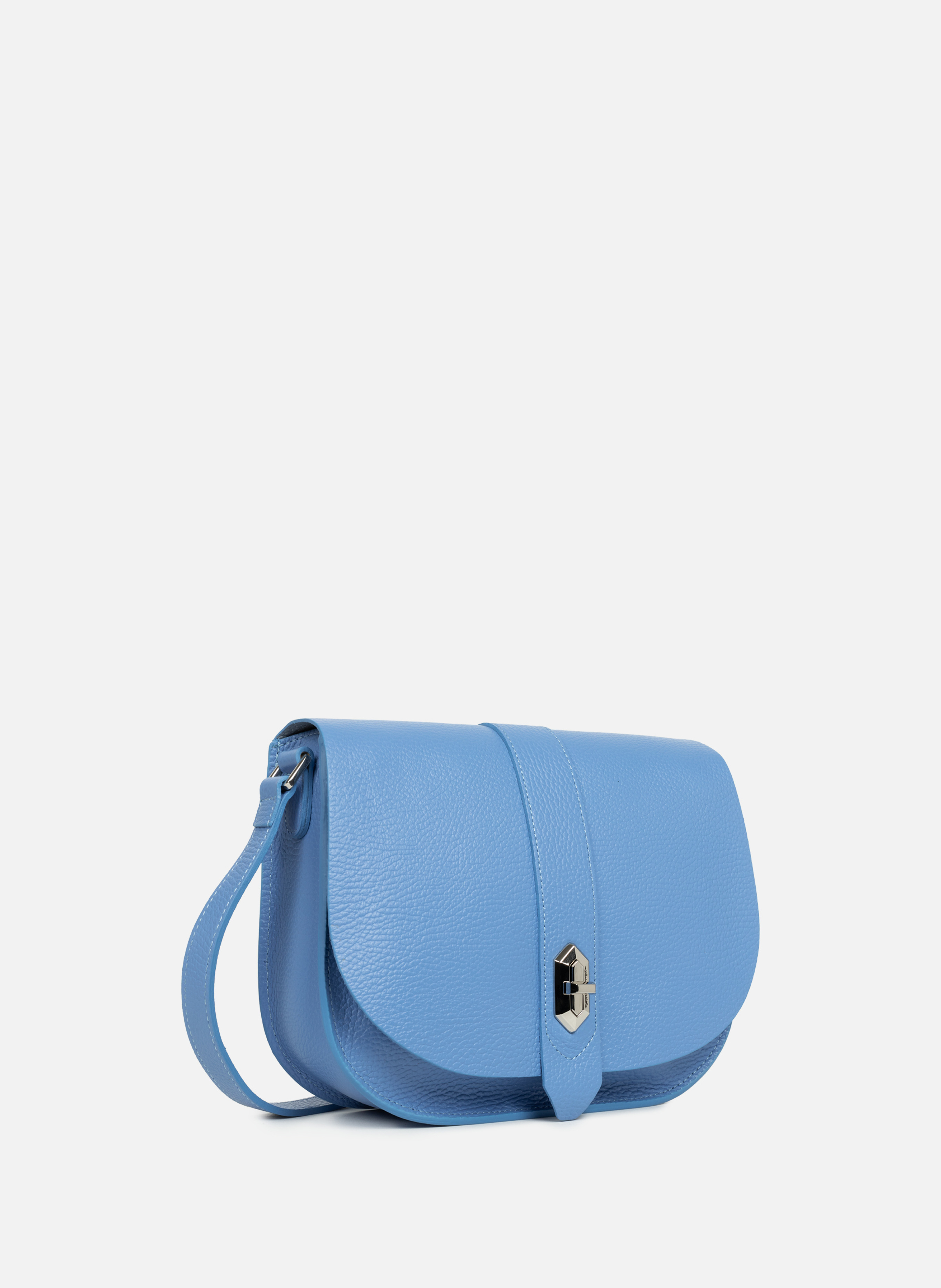 Sac besace - top double LANCASTER Bleu