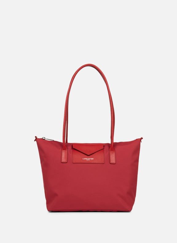 Sac cabas épaule - smart kba Rouge by LANCASTER LANCASTER Sac cabas épaule - smart kba Rouge