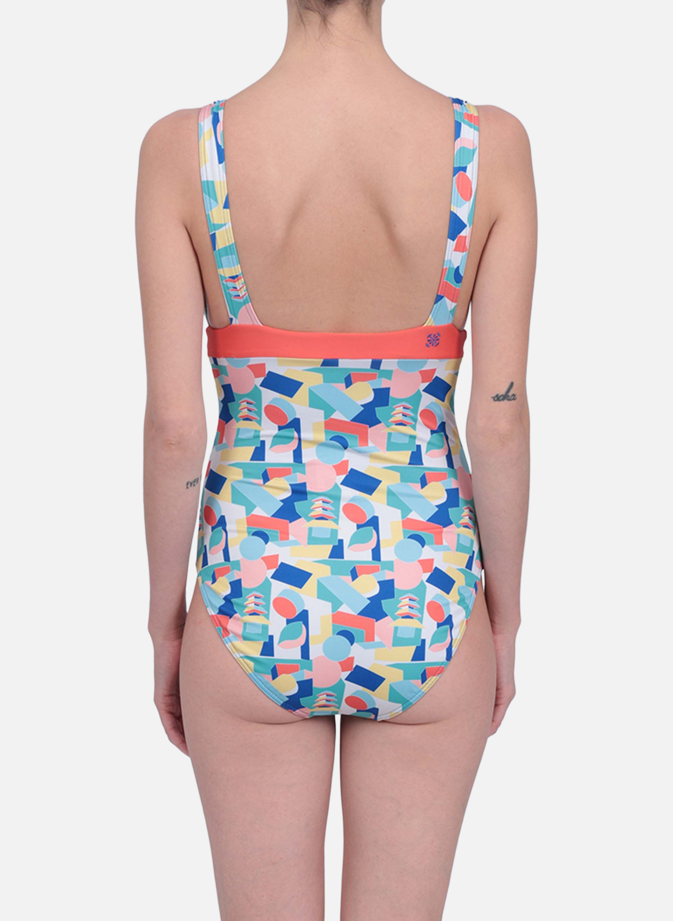 Maillot de bain une pièce   caroline derveaux GILI'S Orange