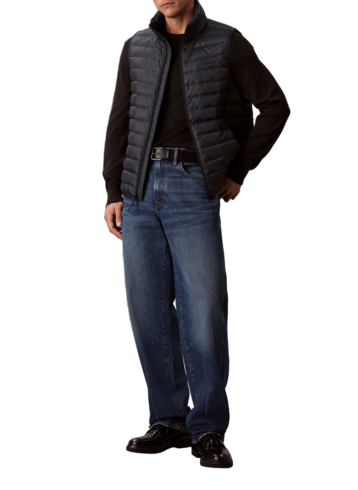 Doudoune sans manches matelassée  CALVIN KLEIN Bleu