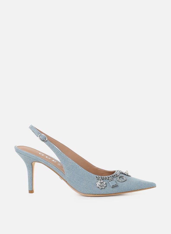 Denim pumps by Naska Blue by GUESS GUESS Denim pumps by Naska Blue