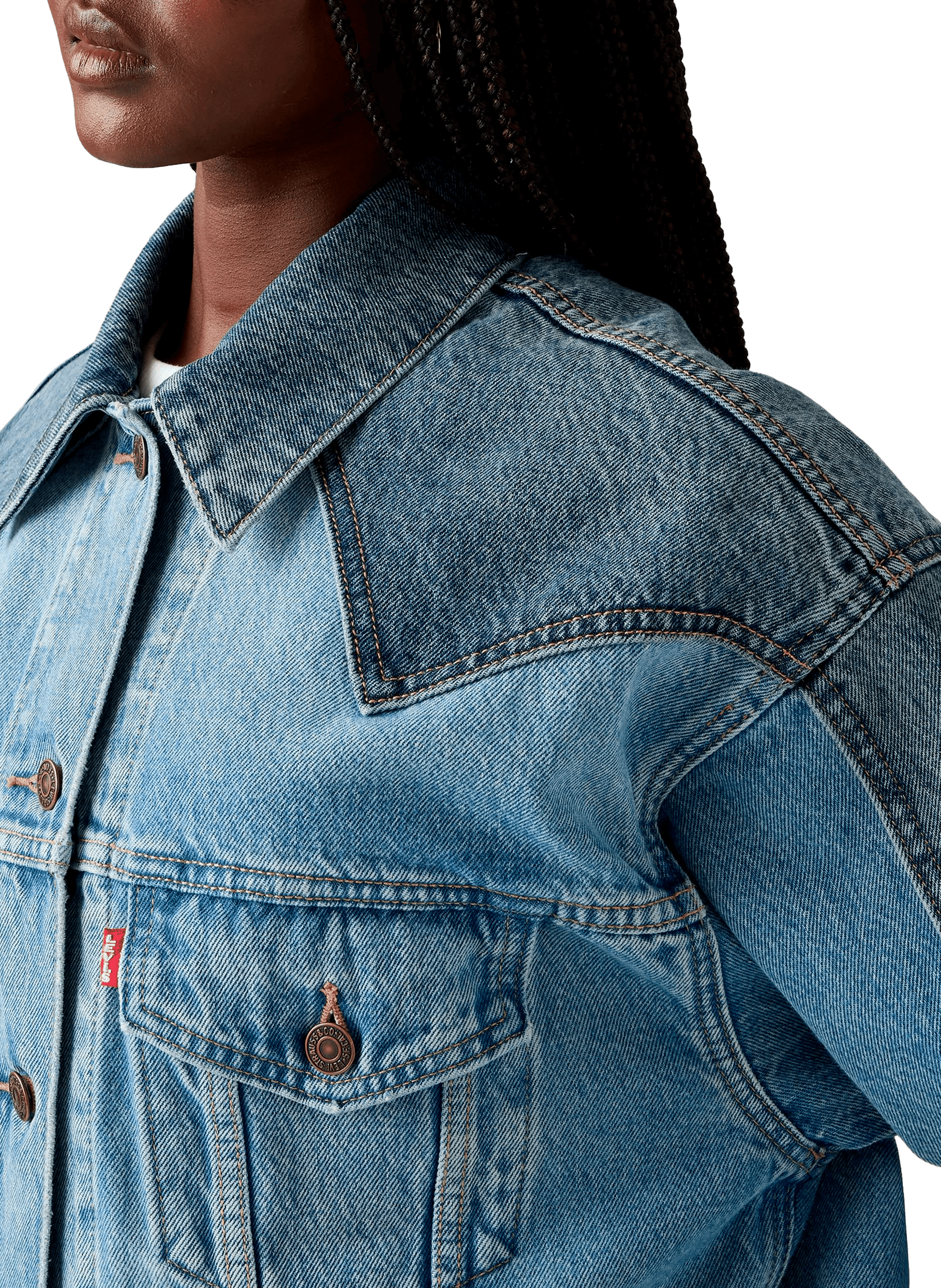 Chemise en jean LEVI'S Bleu