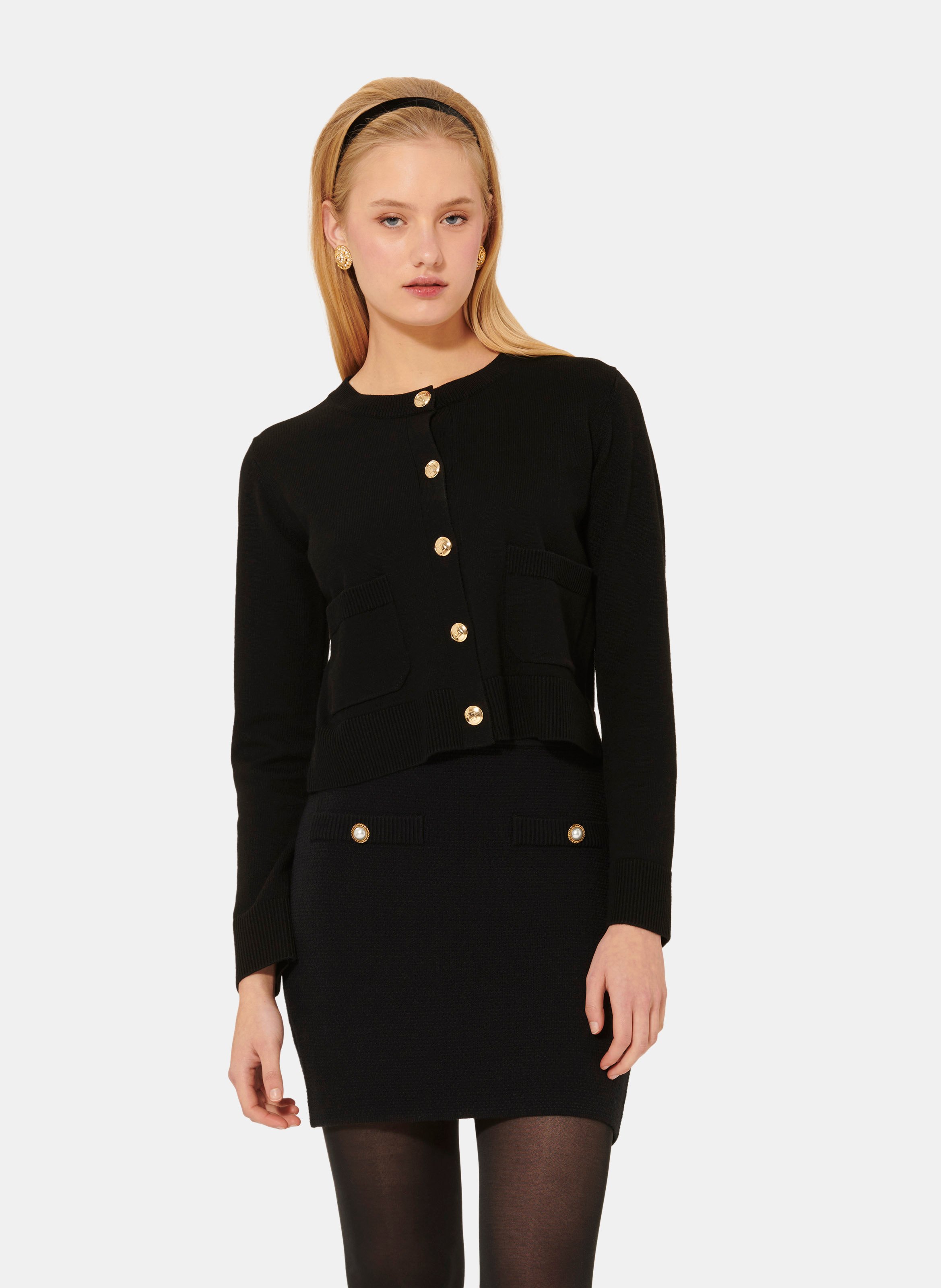 Gilet gyslain TARA JARMON Noir