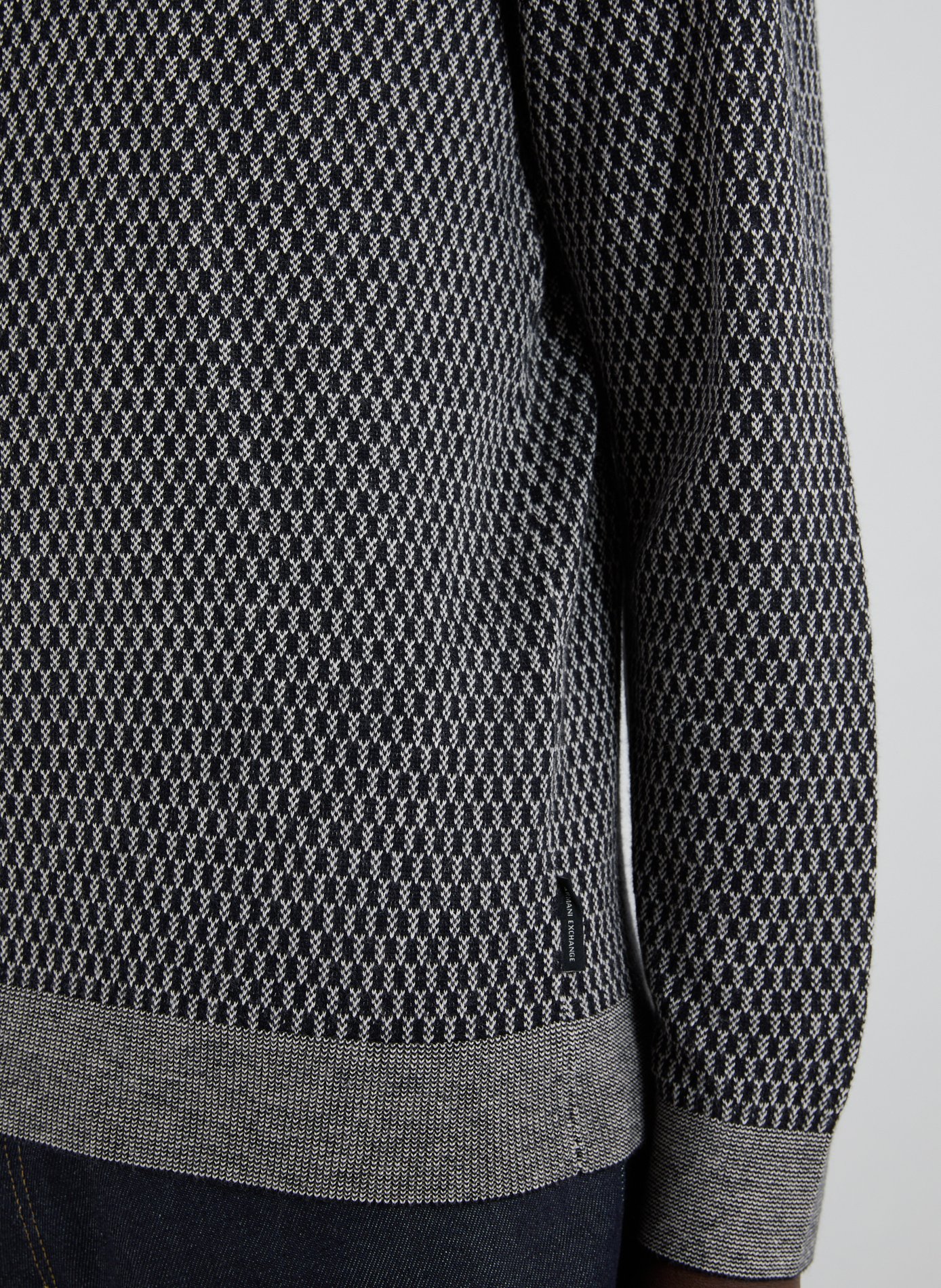 Sweater in mixed cotton blend ARMANI EXCHANGE Multicolour