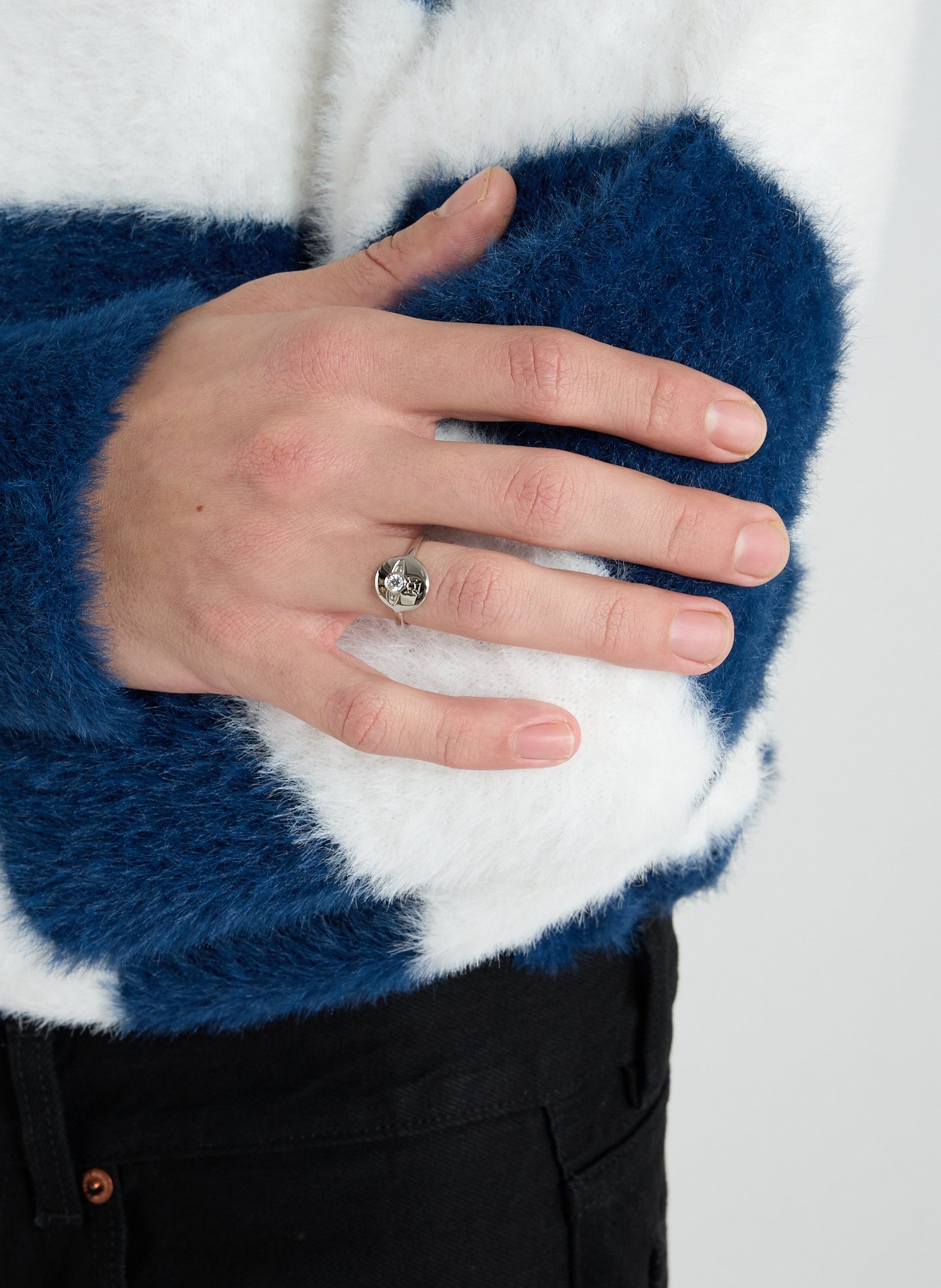 Bague Lewis VIVIENNE WESTWOOD Argent