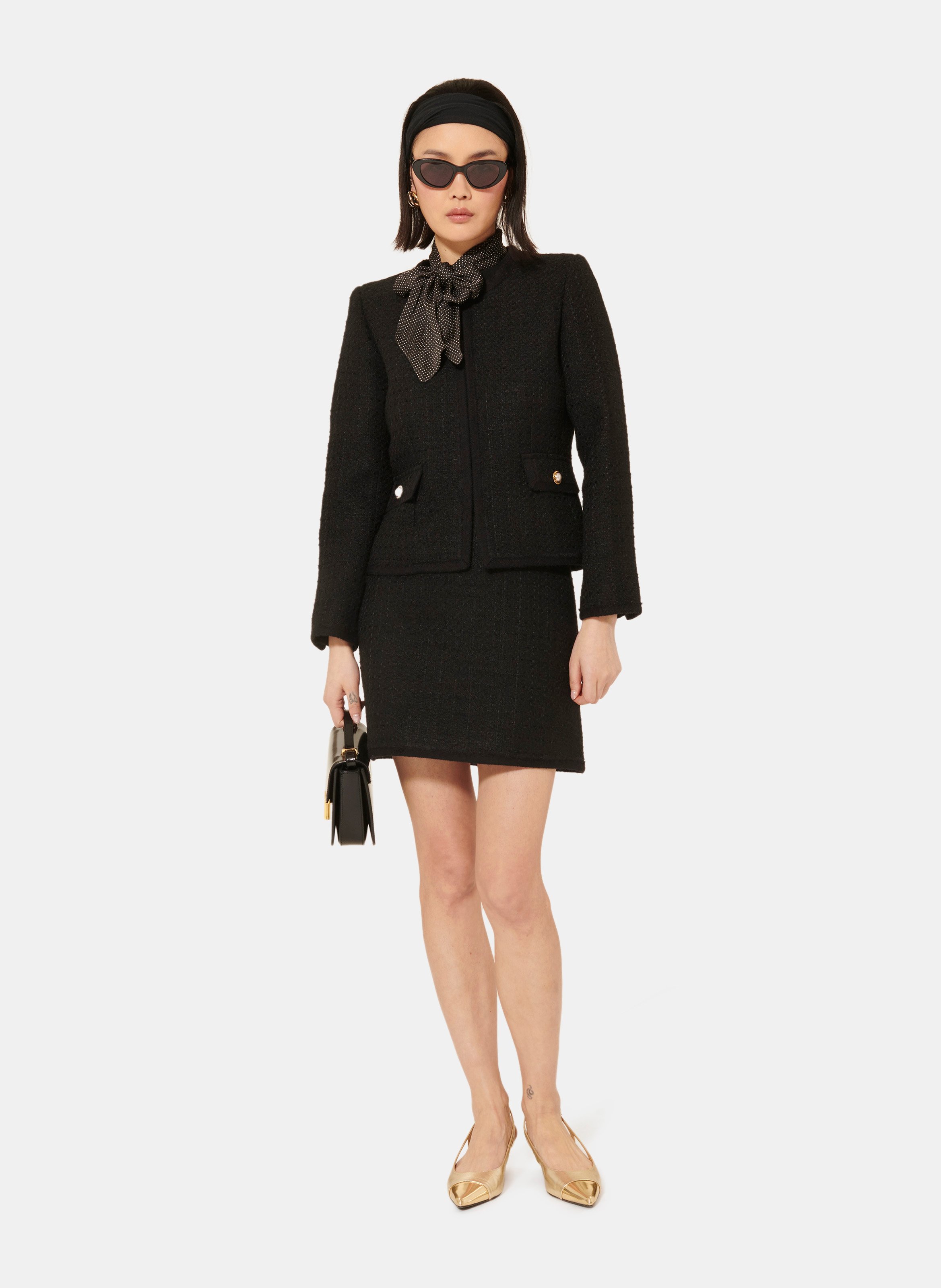 Veste velvet TARA JARMON Gris
