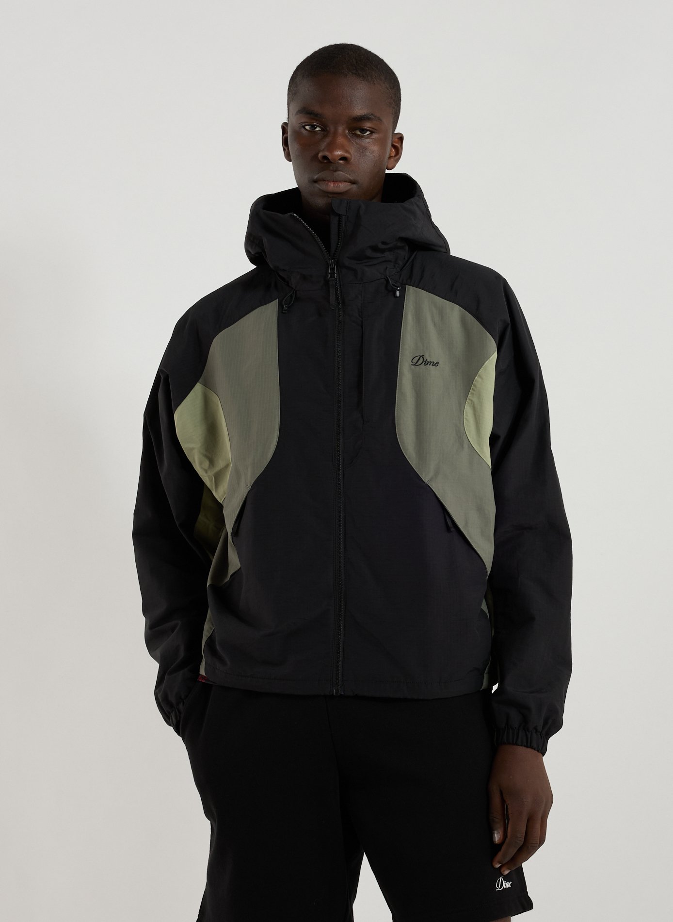 Blouson en coton mélangé Noir by DIME DIME Blouson en coton mélangé Noir