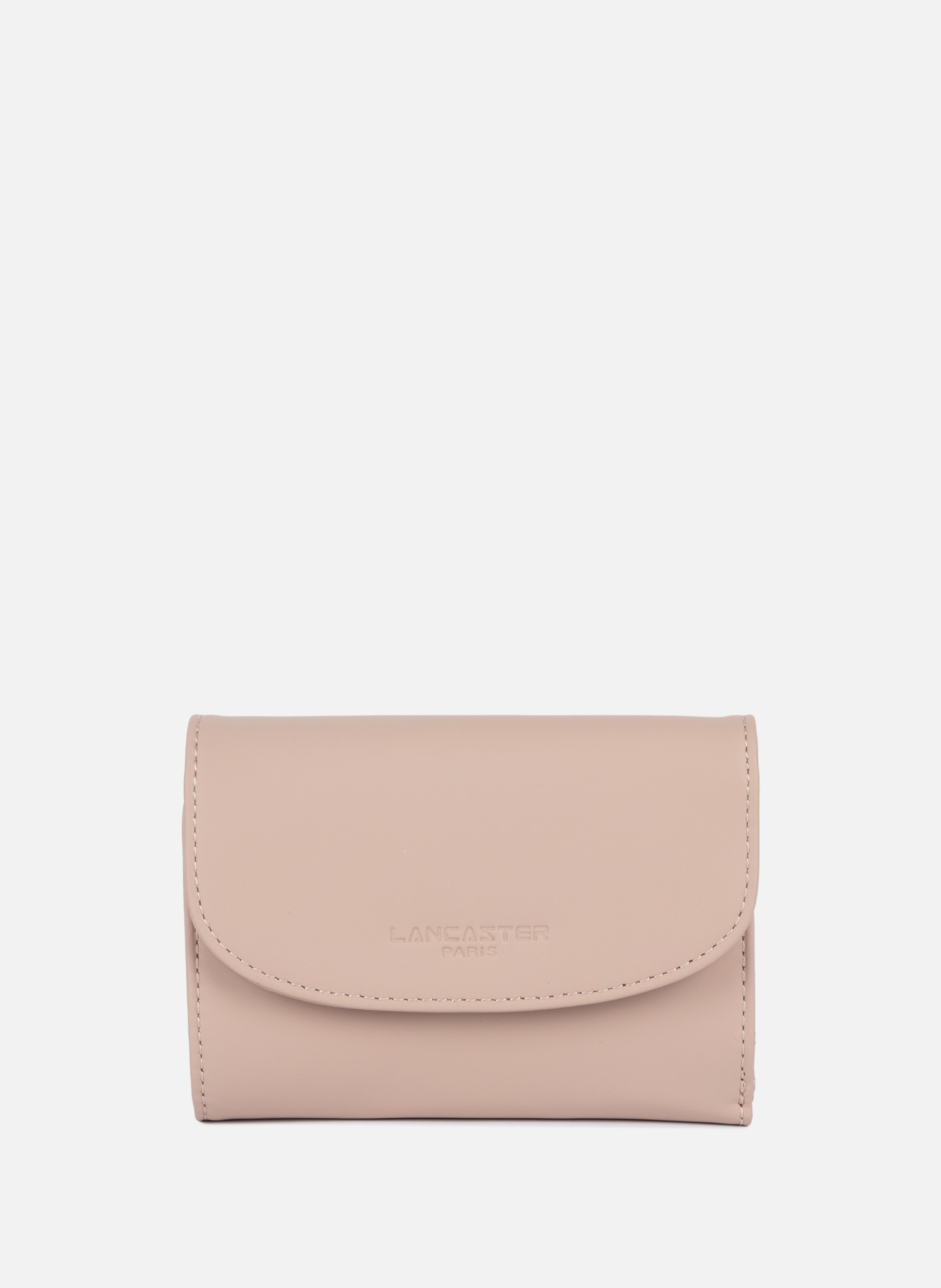 LANCASTER Back to back wallet - Paris PM Beige