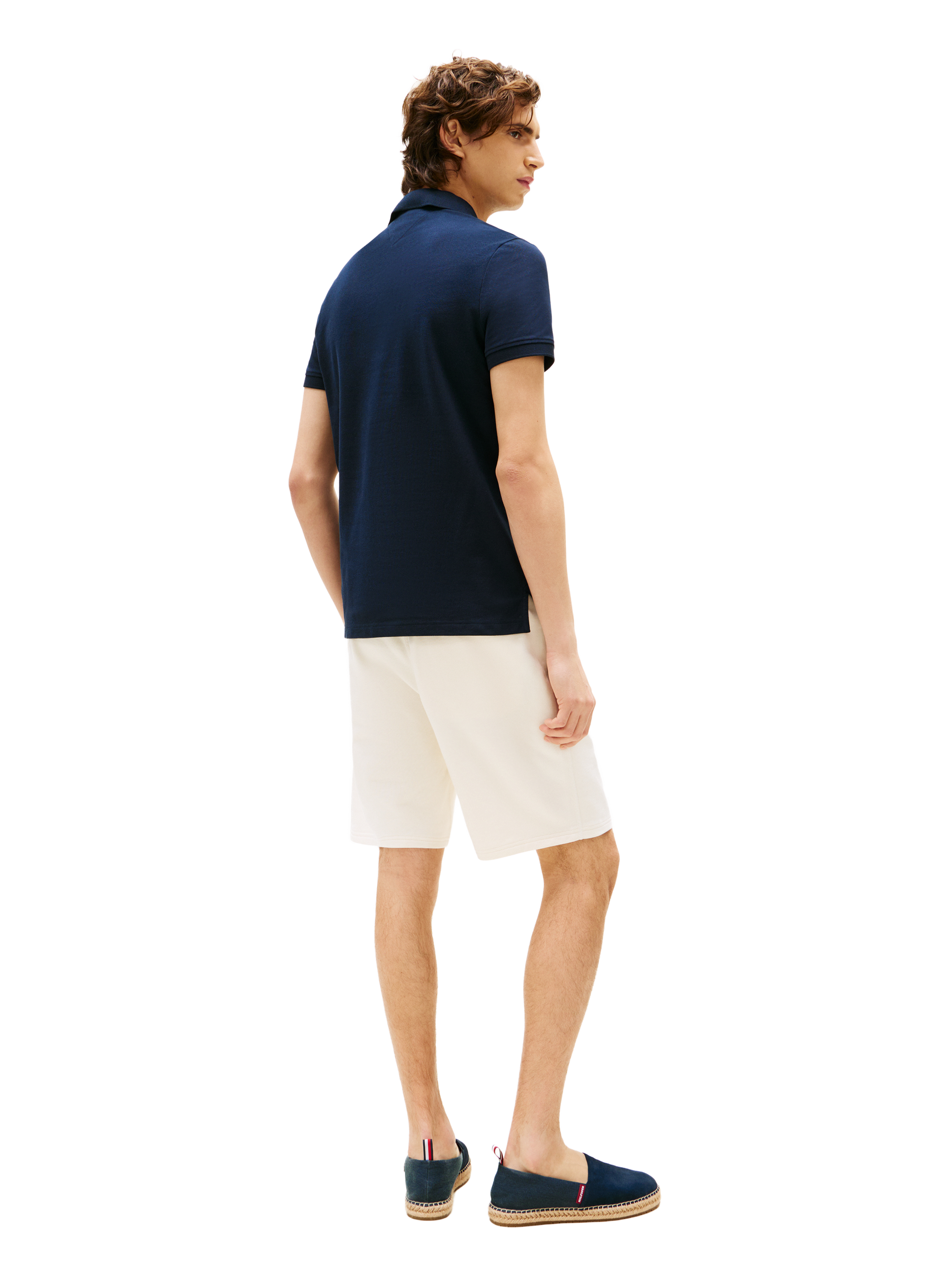 Cotton-blend polo shirt TOMMY HILFIGER Blue