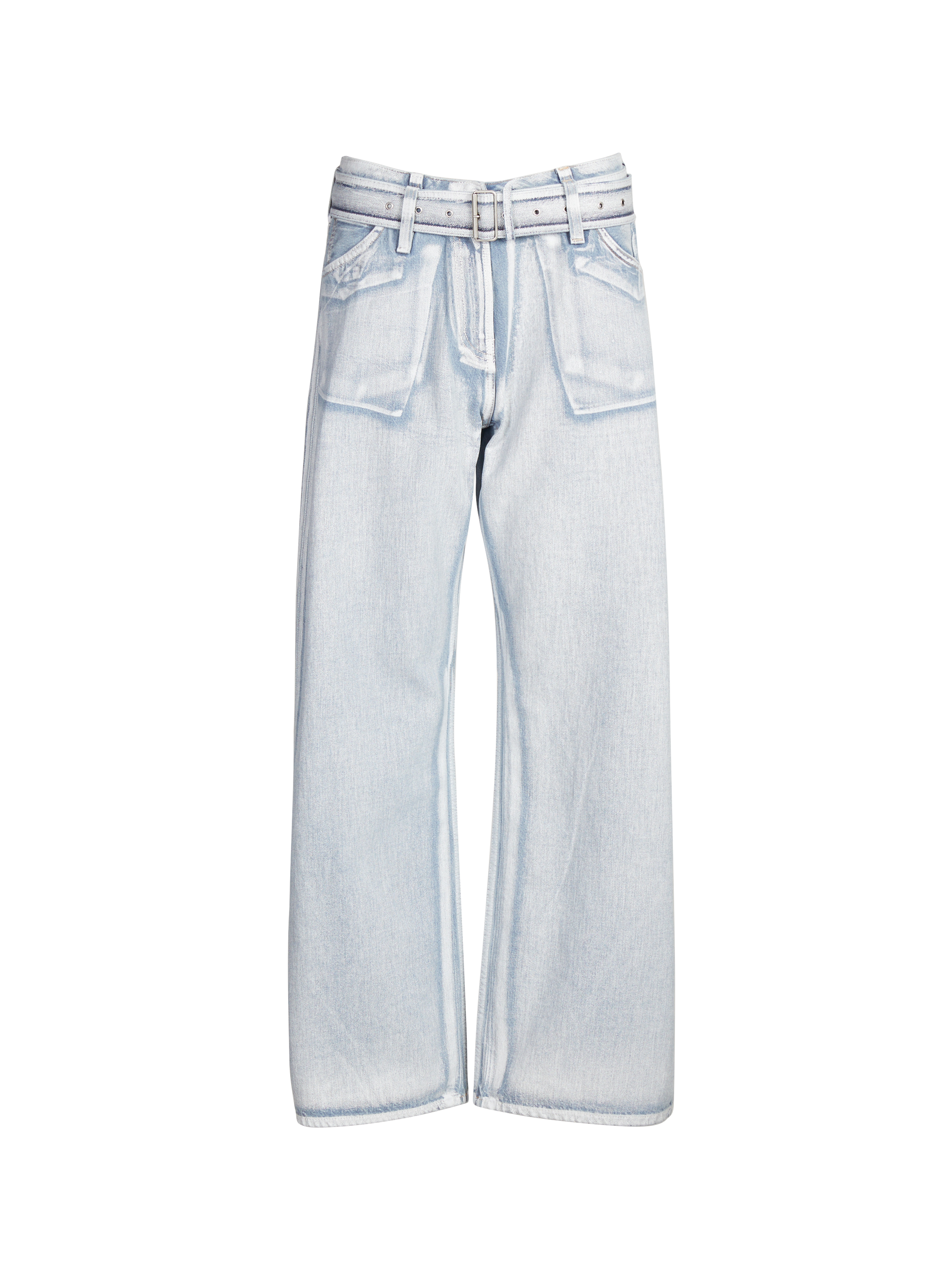 Organic cotton washed jeans ACNE STUDIOS Multicolour