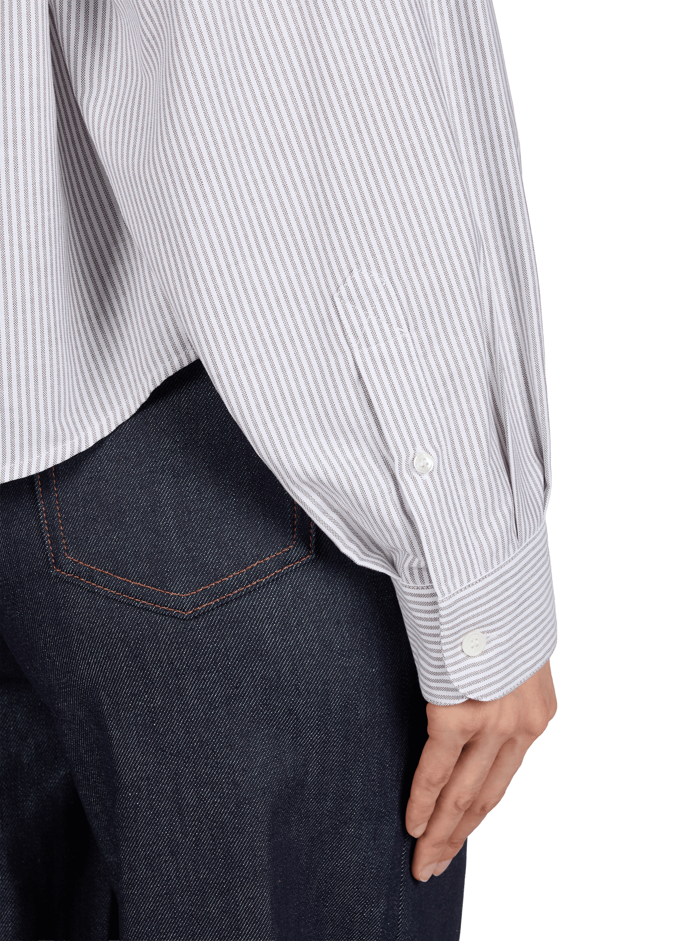 Cropped cotton shirt A.P.C. Green