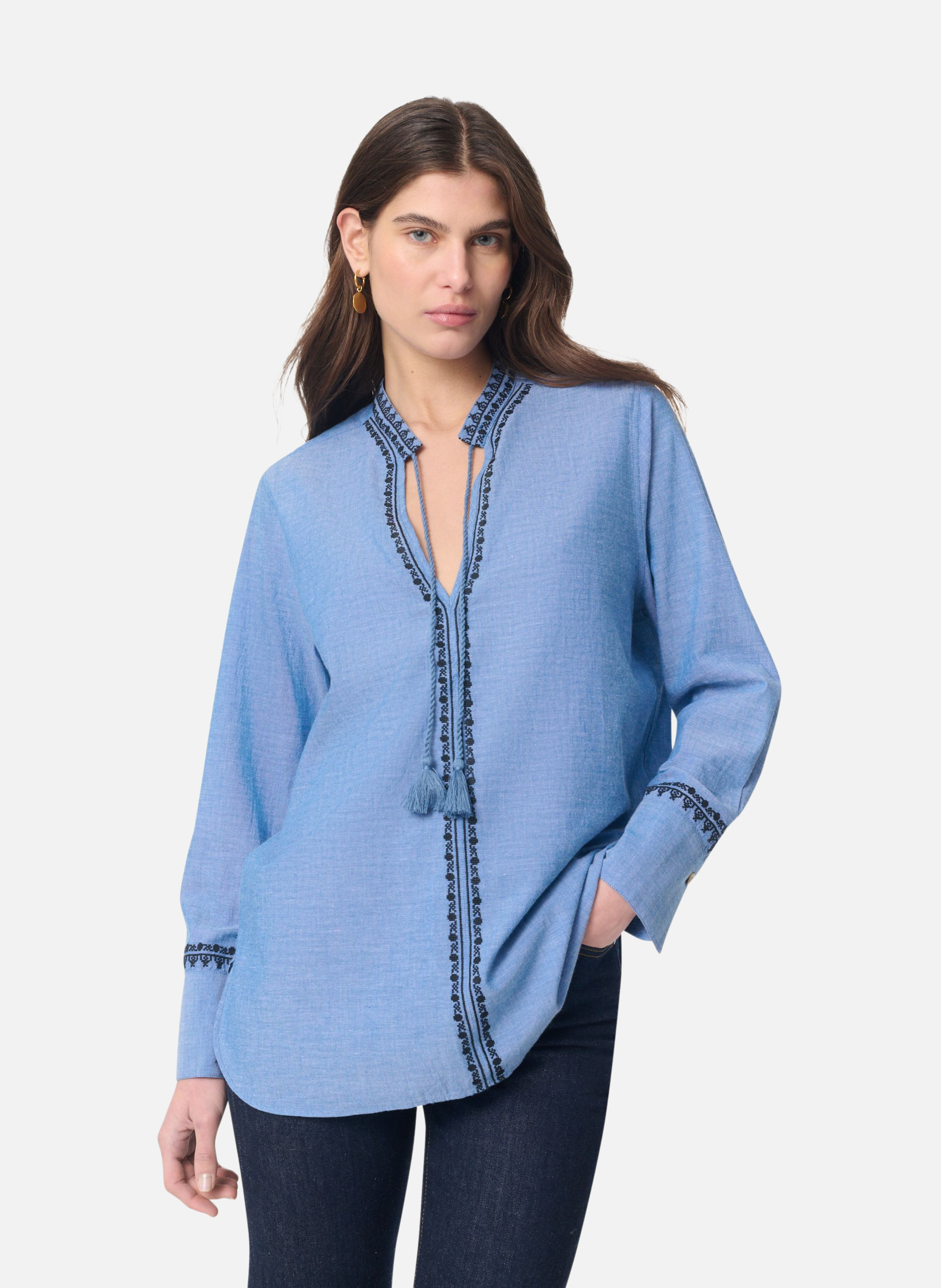 Blouse gaspard VANESSA BRUNO Bleu