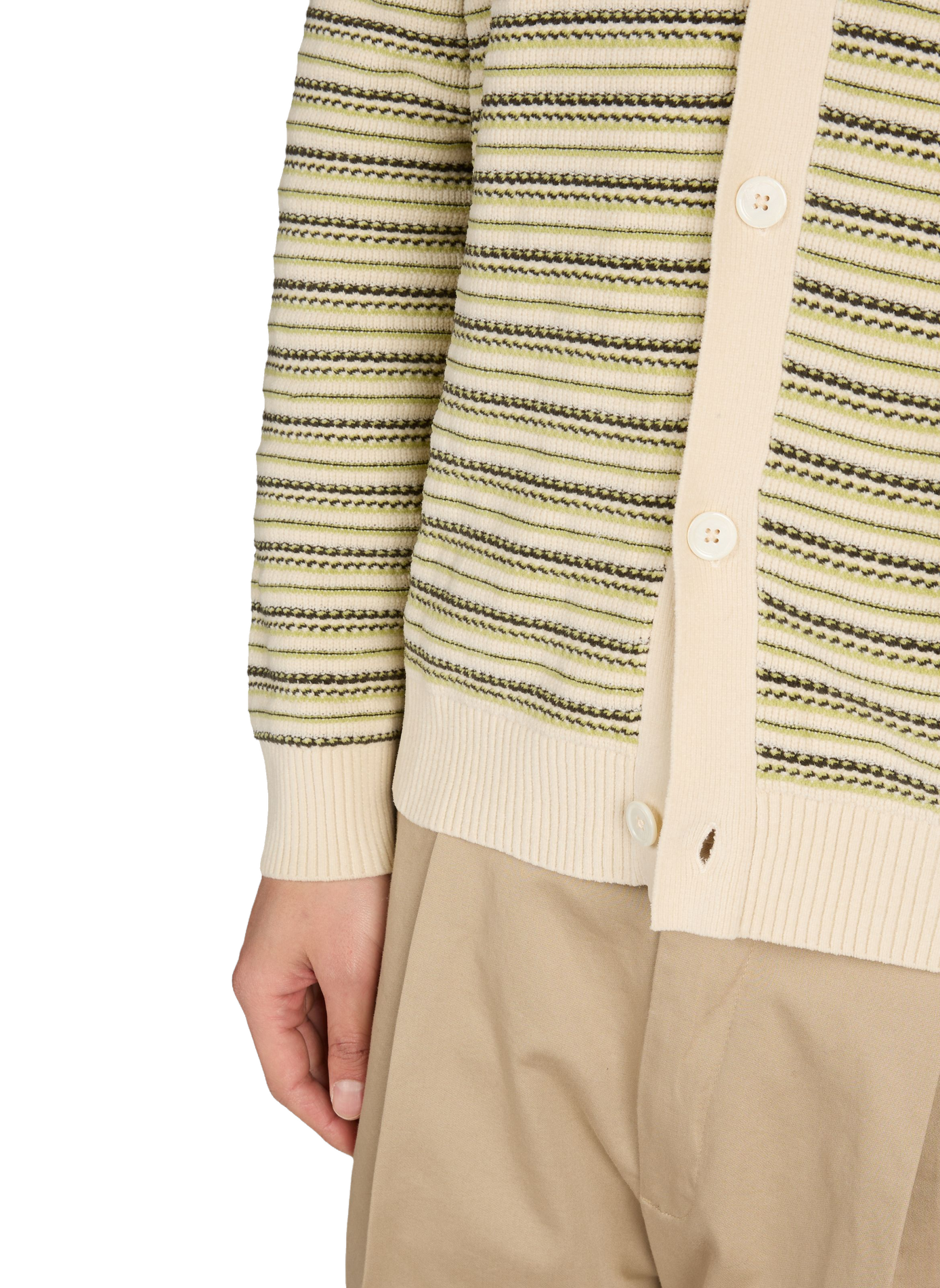 Cotton Jackie cardigan NN.07 Beige