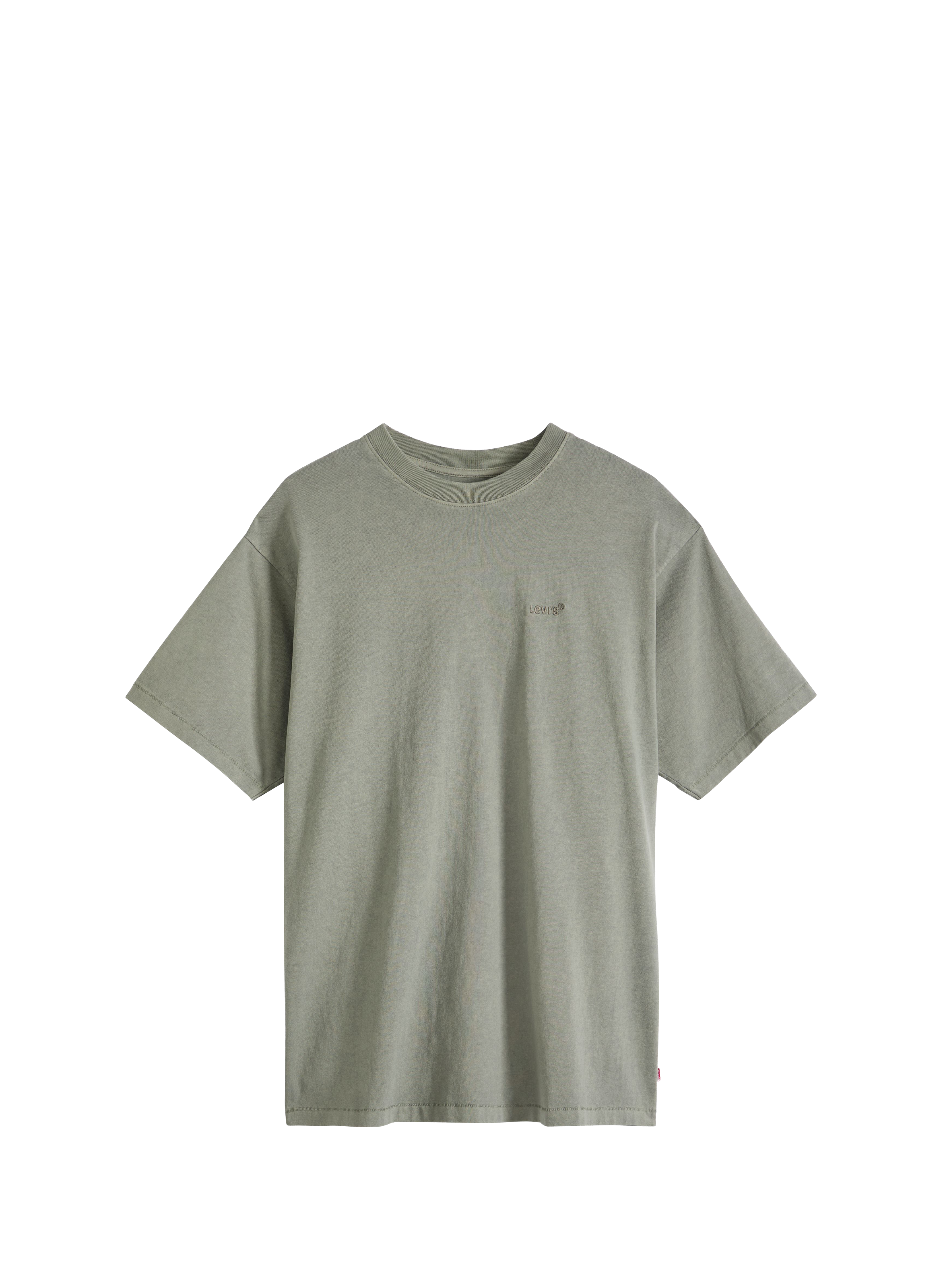 Straight logo cotton t-shirt LEVI'S Green