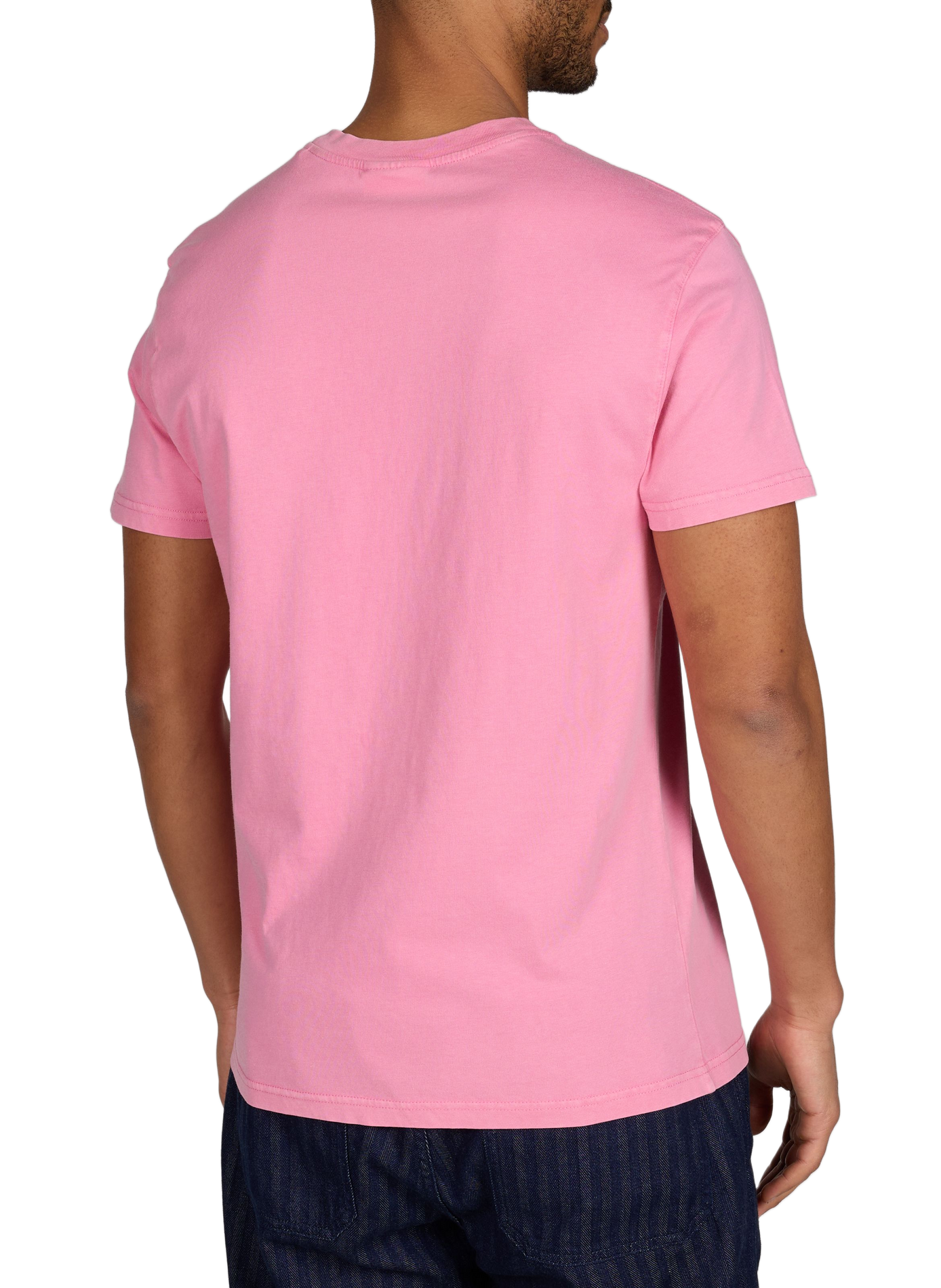 T-shirt Popincourt brodé en coton biologique MAISON LABICHE Rose