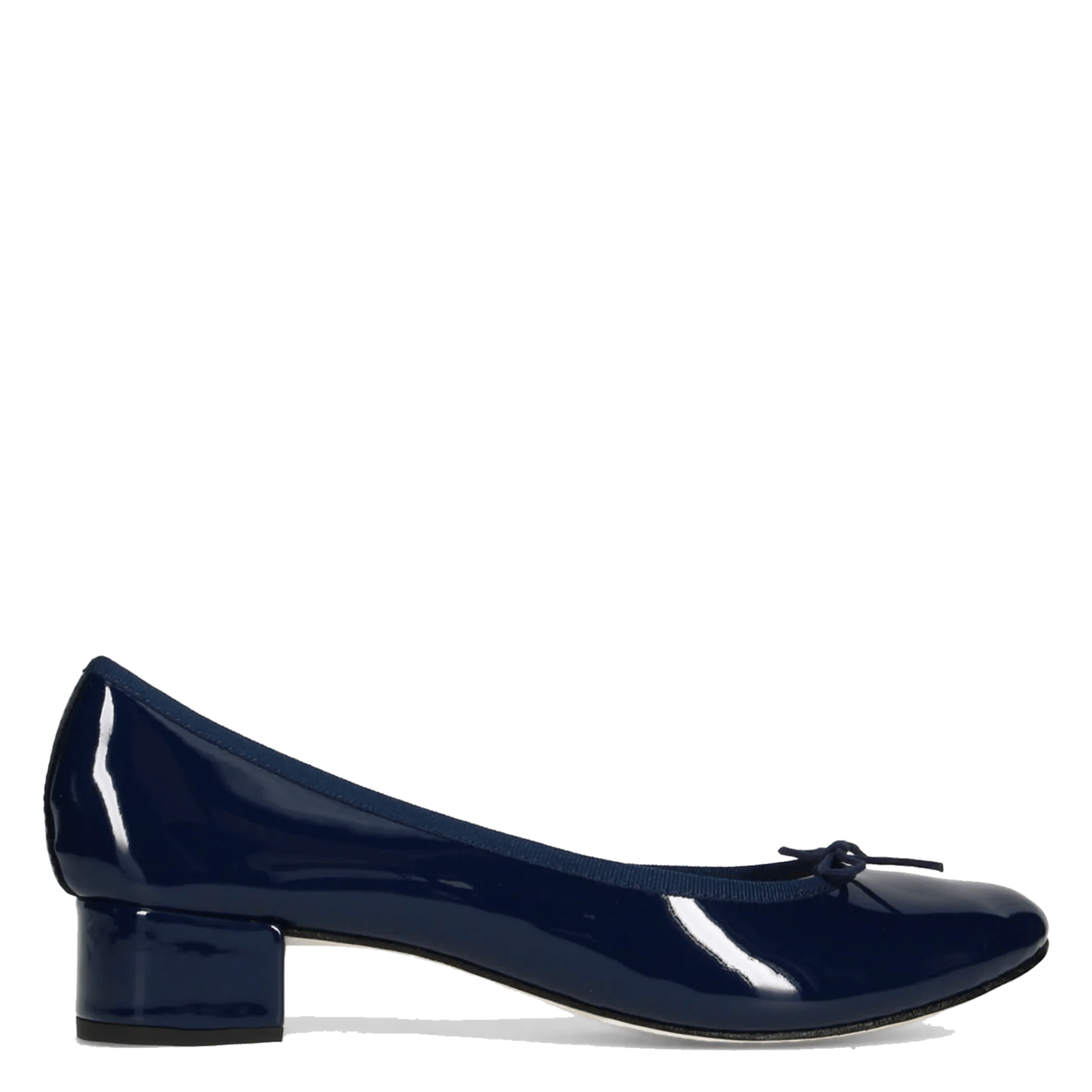 Ballerines en cuir vernis camille REPETTO Bleu