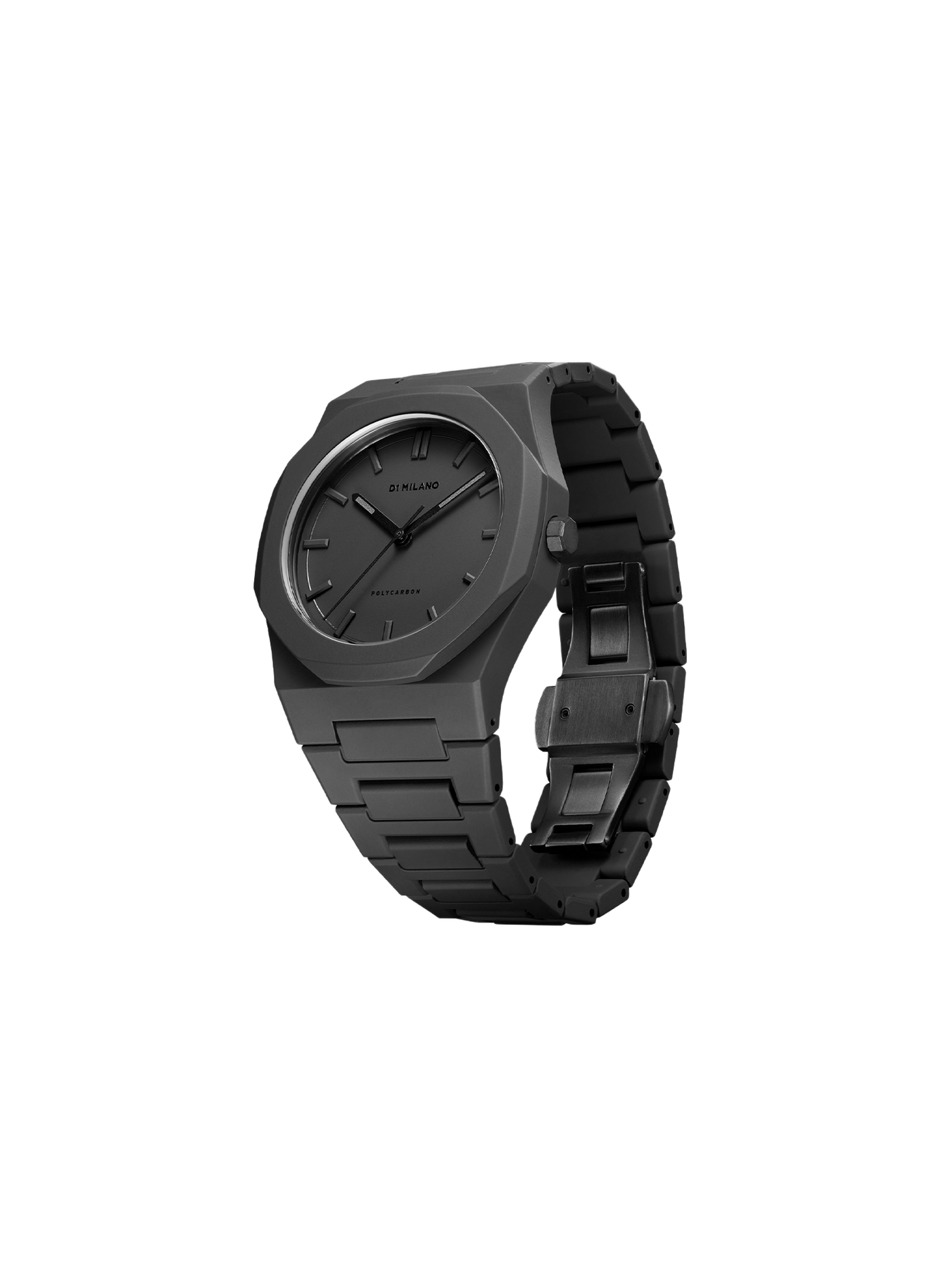 Montre Shadow en polycarbonate D1 MILANO Noir