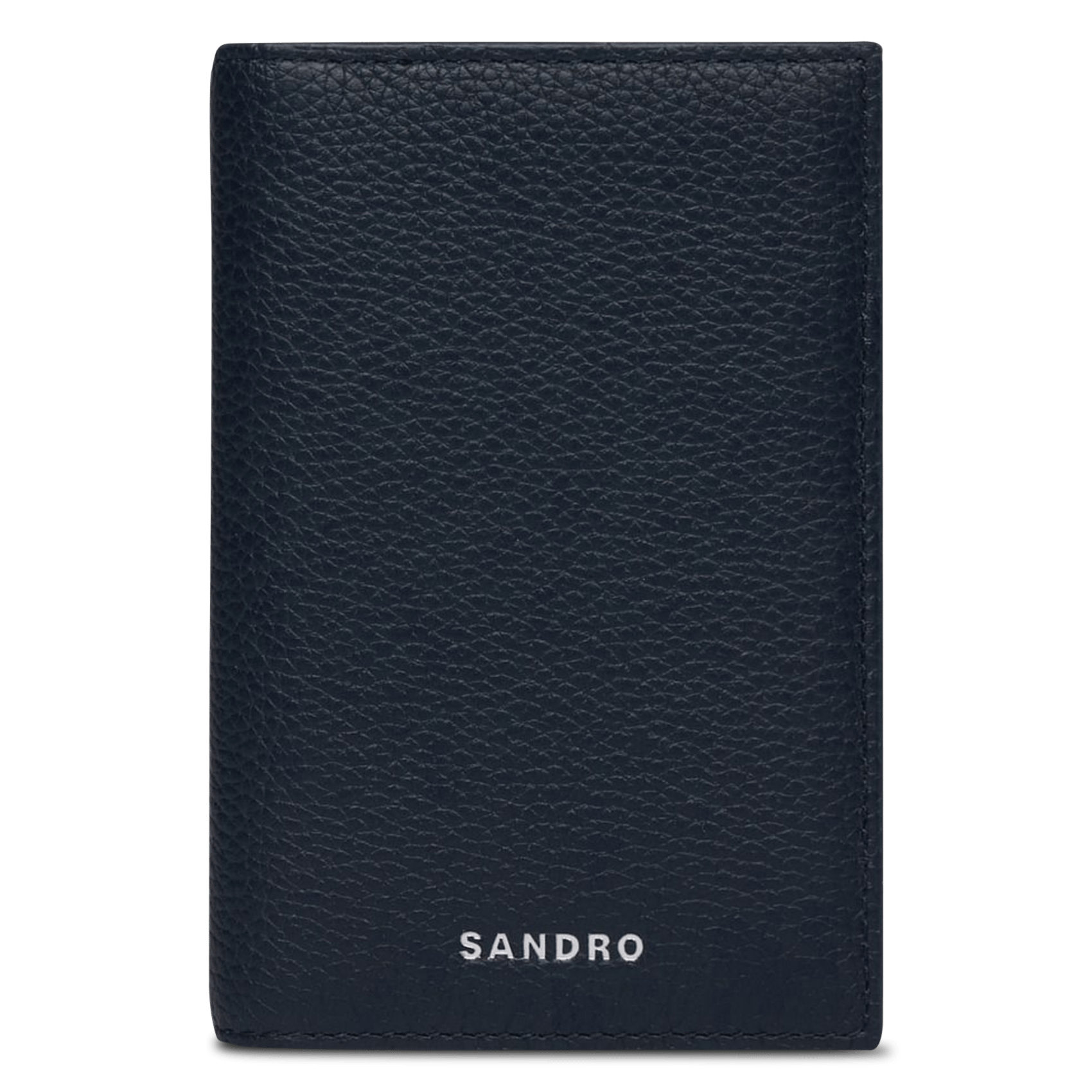 Portes-cartes en cuir SANDRO Bleu