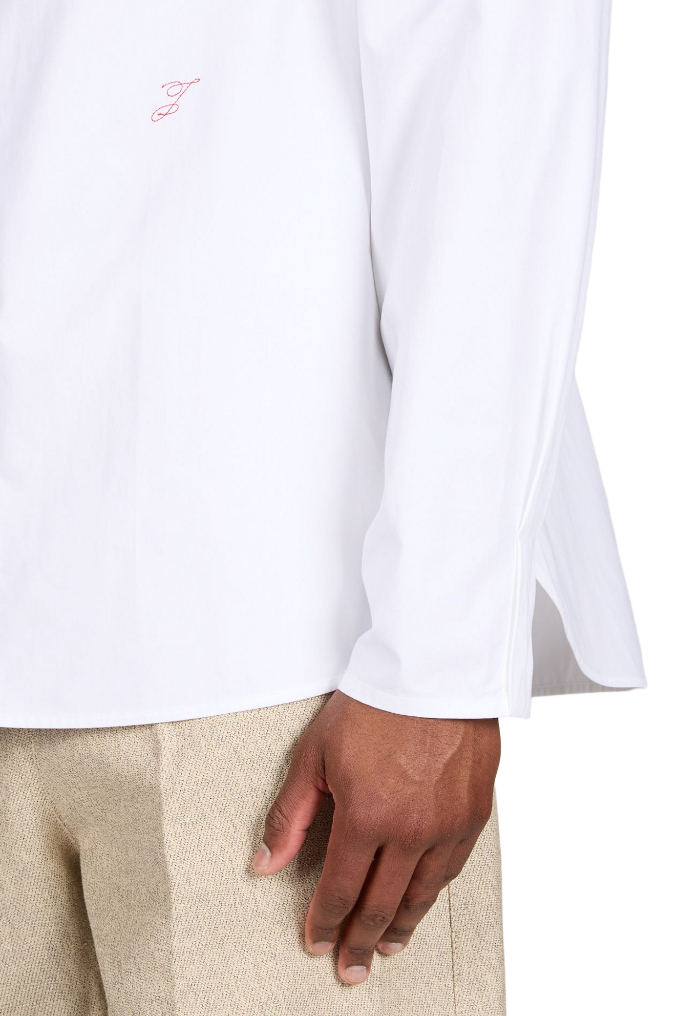 Chemise oversize en laine JACQUEMUS Blanc