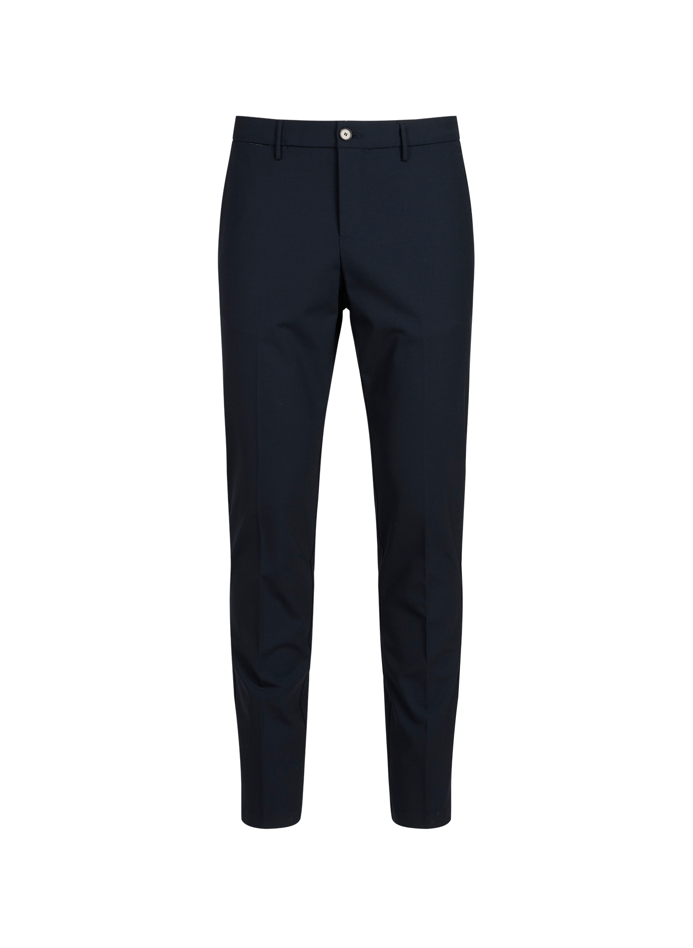 Pantalon slim en laine vierge mélangée CRUNA Bleu