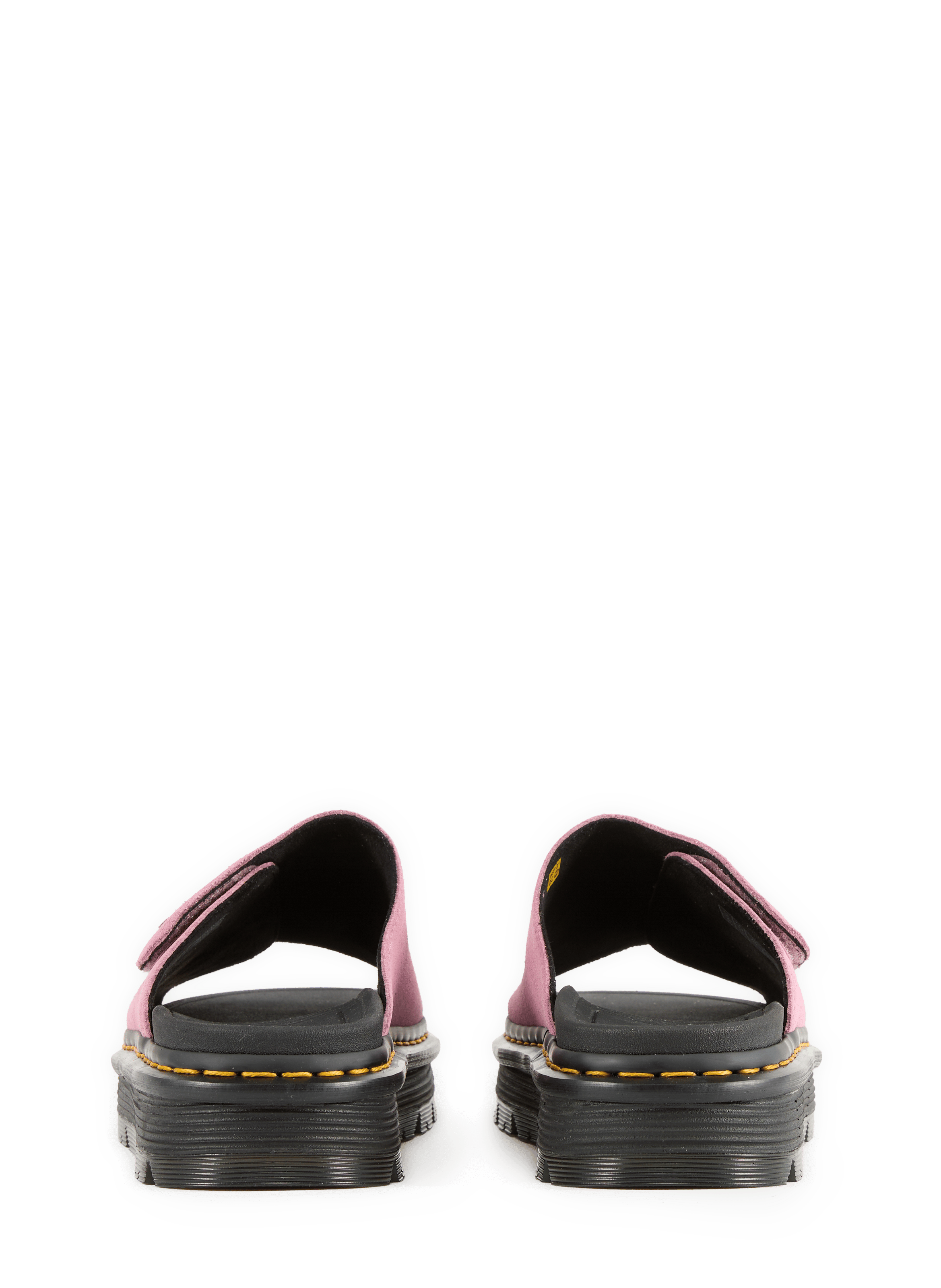 Zebzag suede platform sandals DR. MARTENS Pink