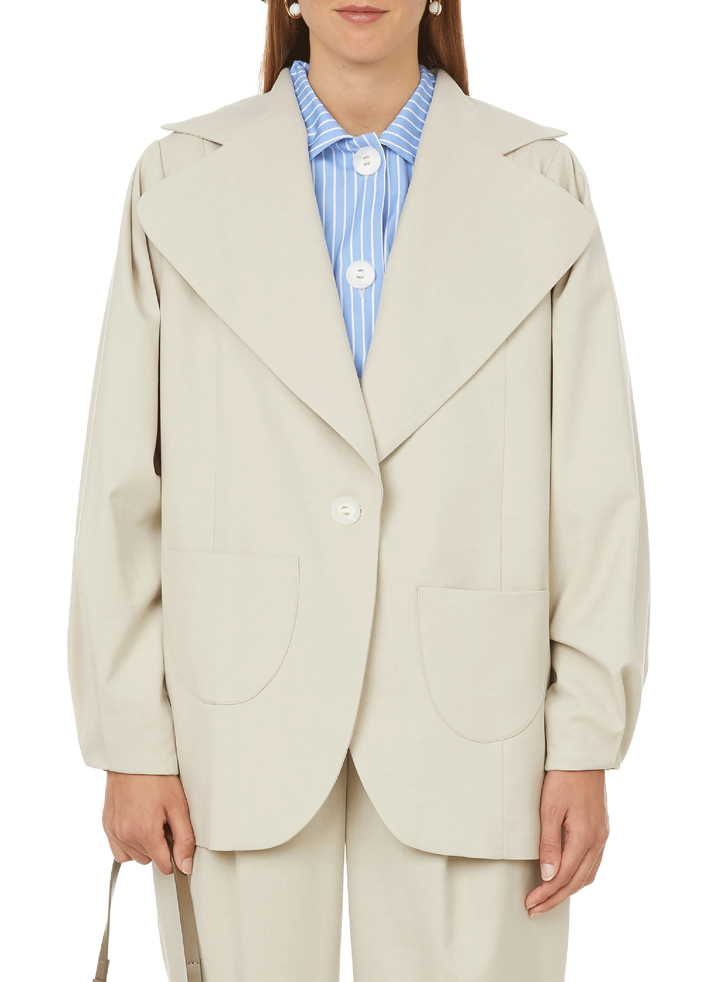 Long jacket SALUT BEAUTÉ Beige