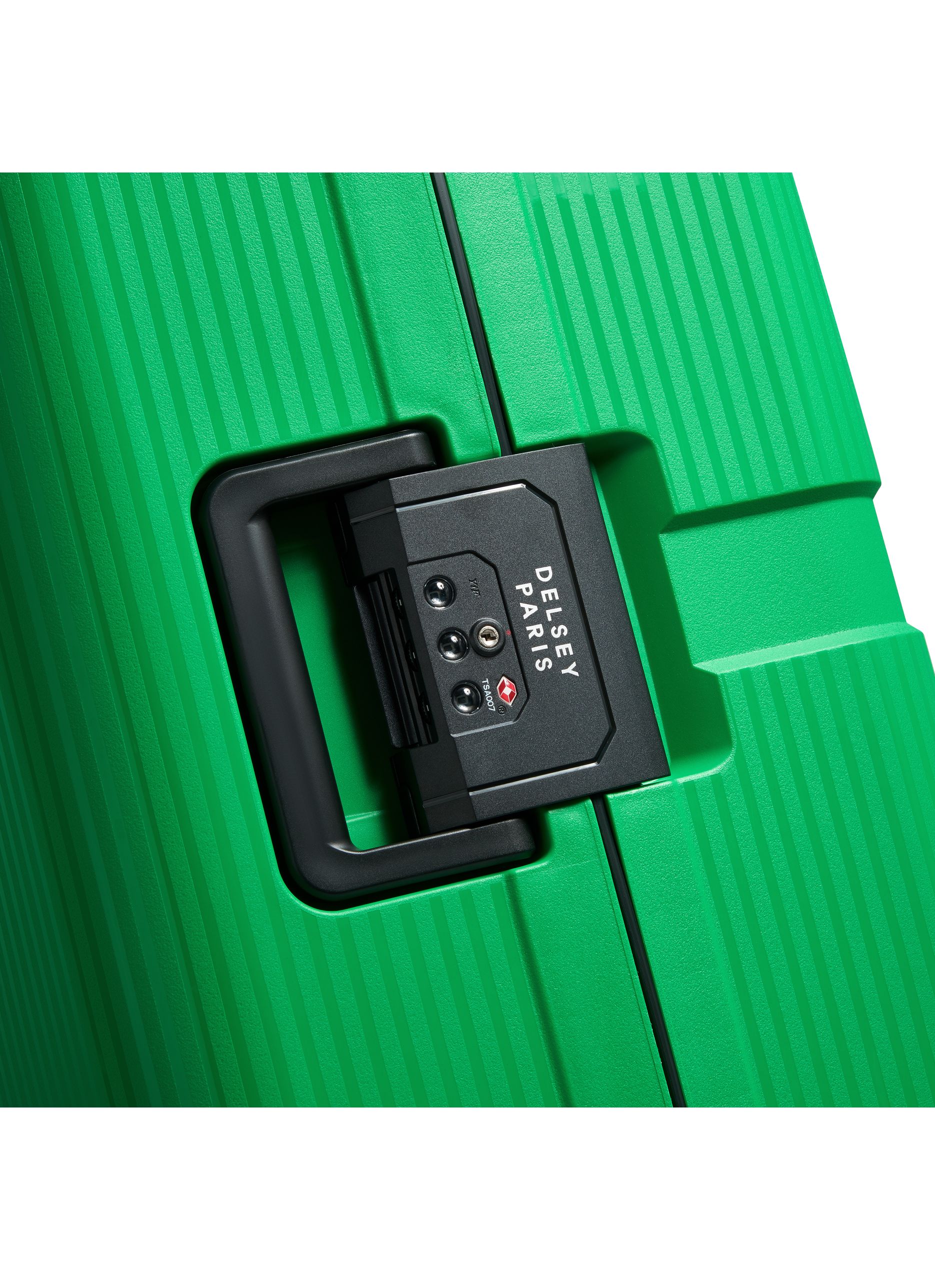 Valise soute rigide taille xl - color block hardside DELSEY PARIS Vert