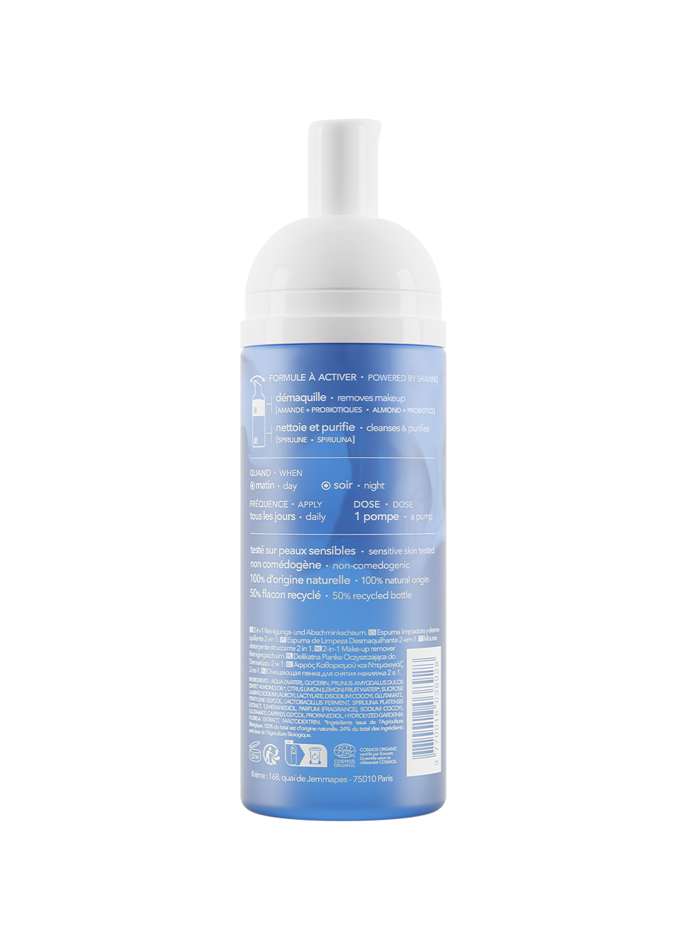 Mousse Nettoyante 2-en-1 KREME No color