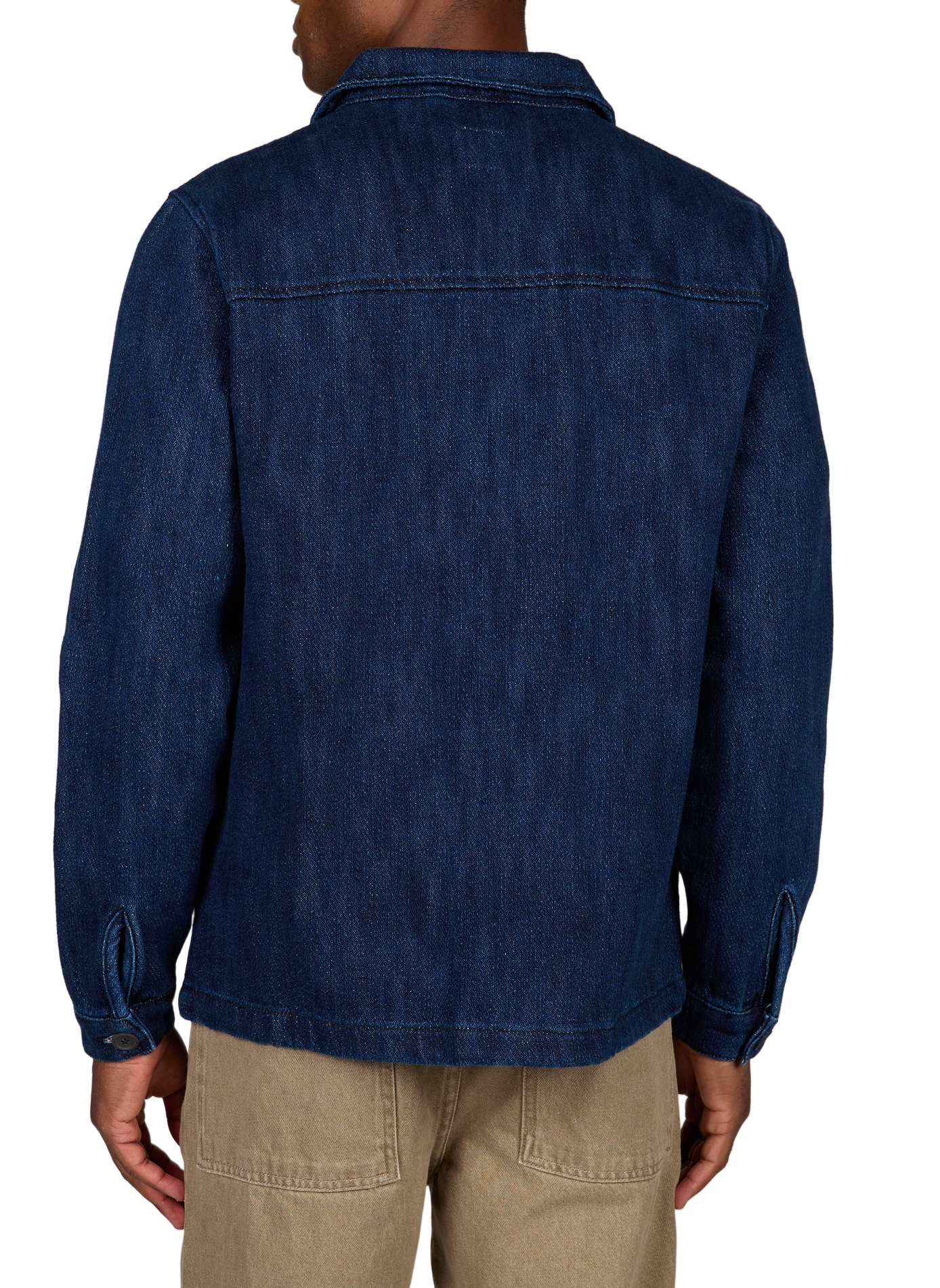 Gerade Baumwolljacke FAGUO Blau
