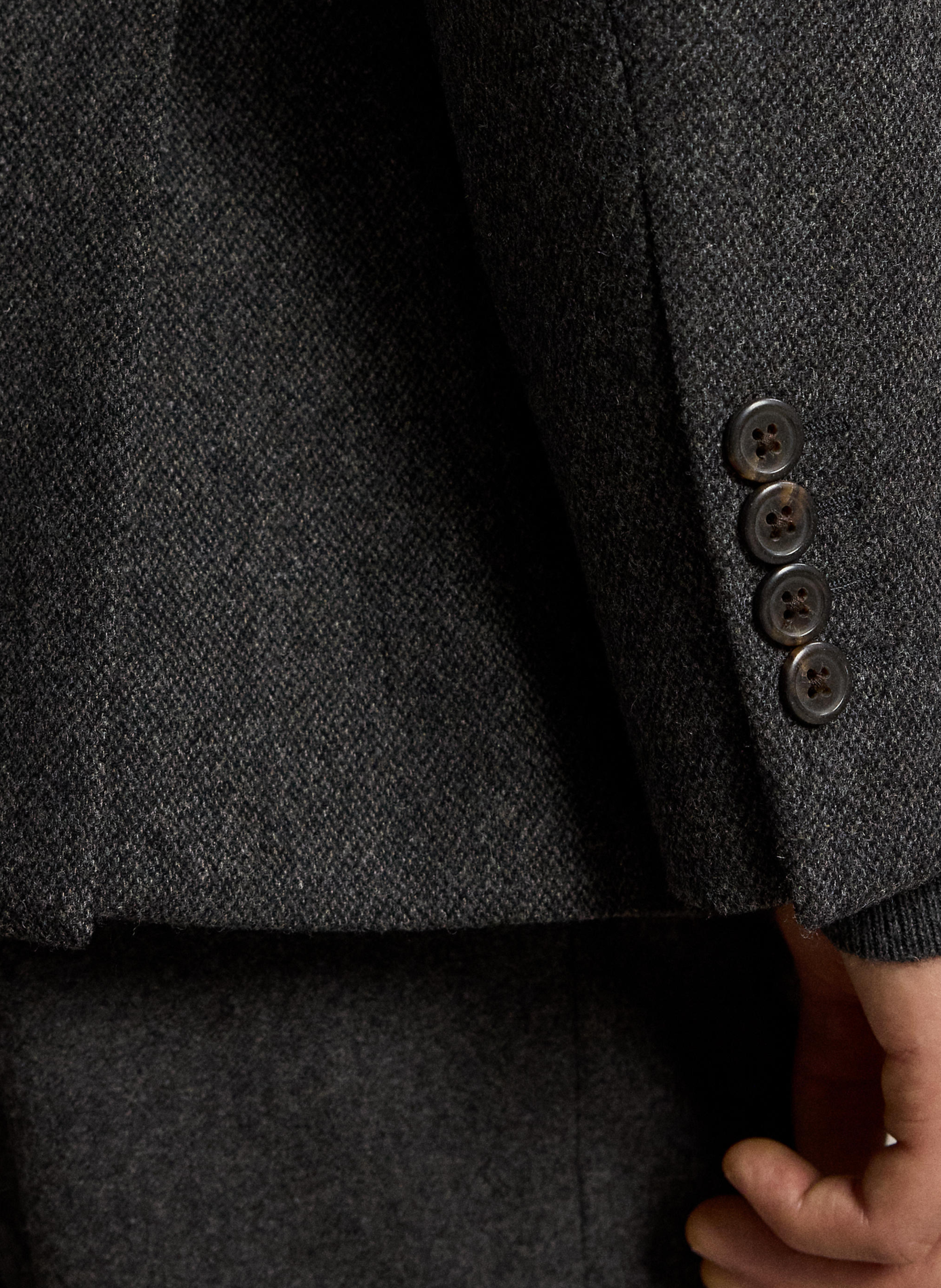Blazer cintré en laine mélangé POLO RALPH LAUREN Beige