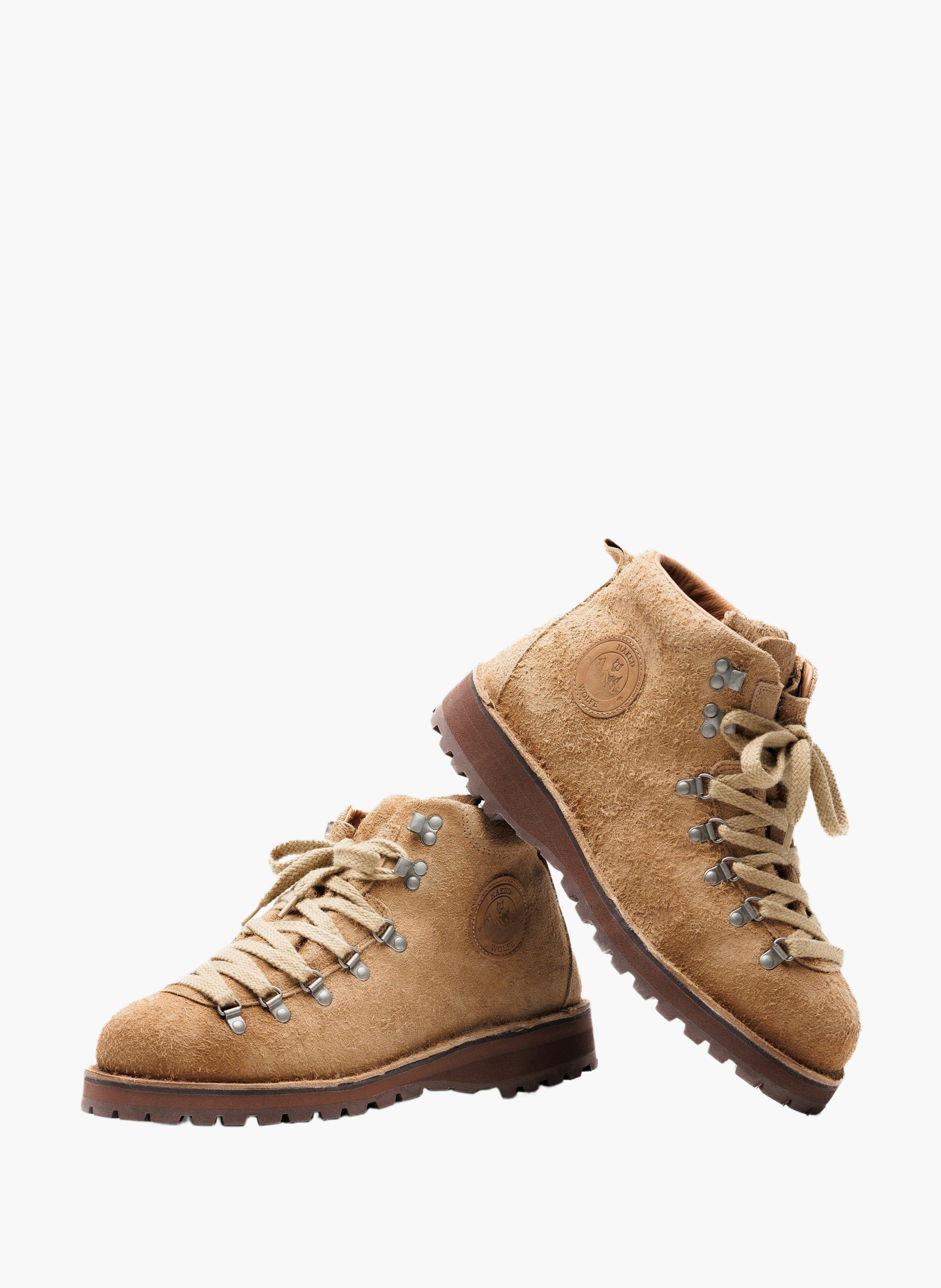 Bottines arctic en daim NAKED WOLFE Beige