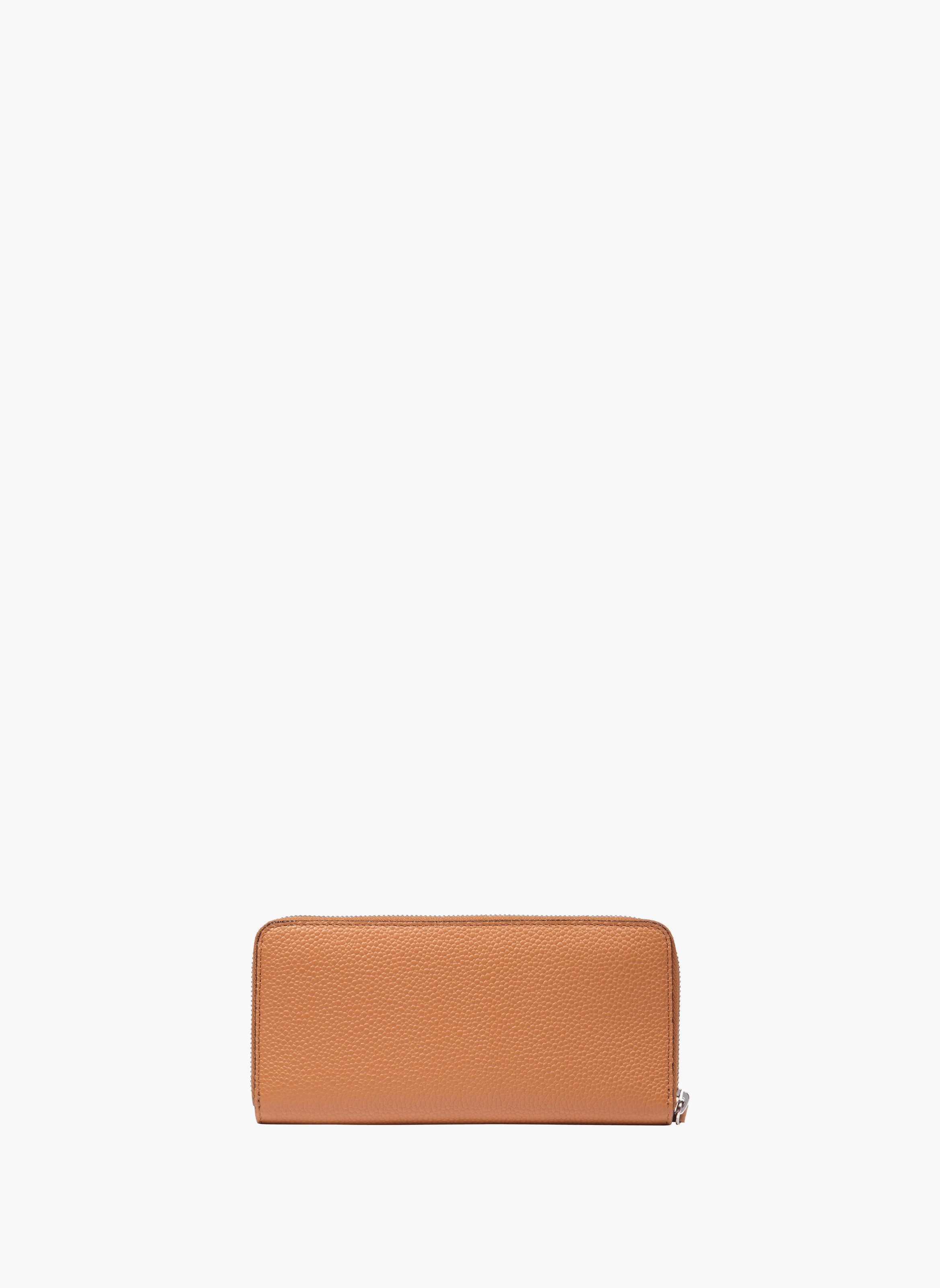 Porte-cartes long à glissière circulaire ninon de lancel - camel LANCEL Marron