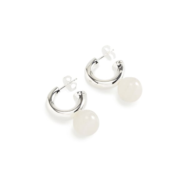 Boucles d'oreille en argent et agate