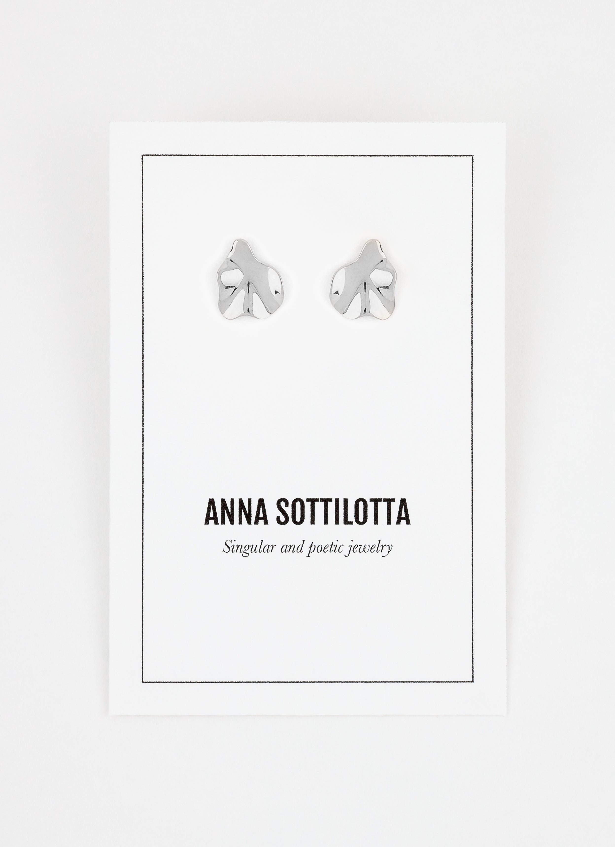 Boucles d'oreille hermine argent 925 ANNA SOTTILOTTA Argent
