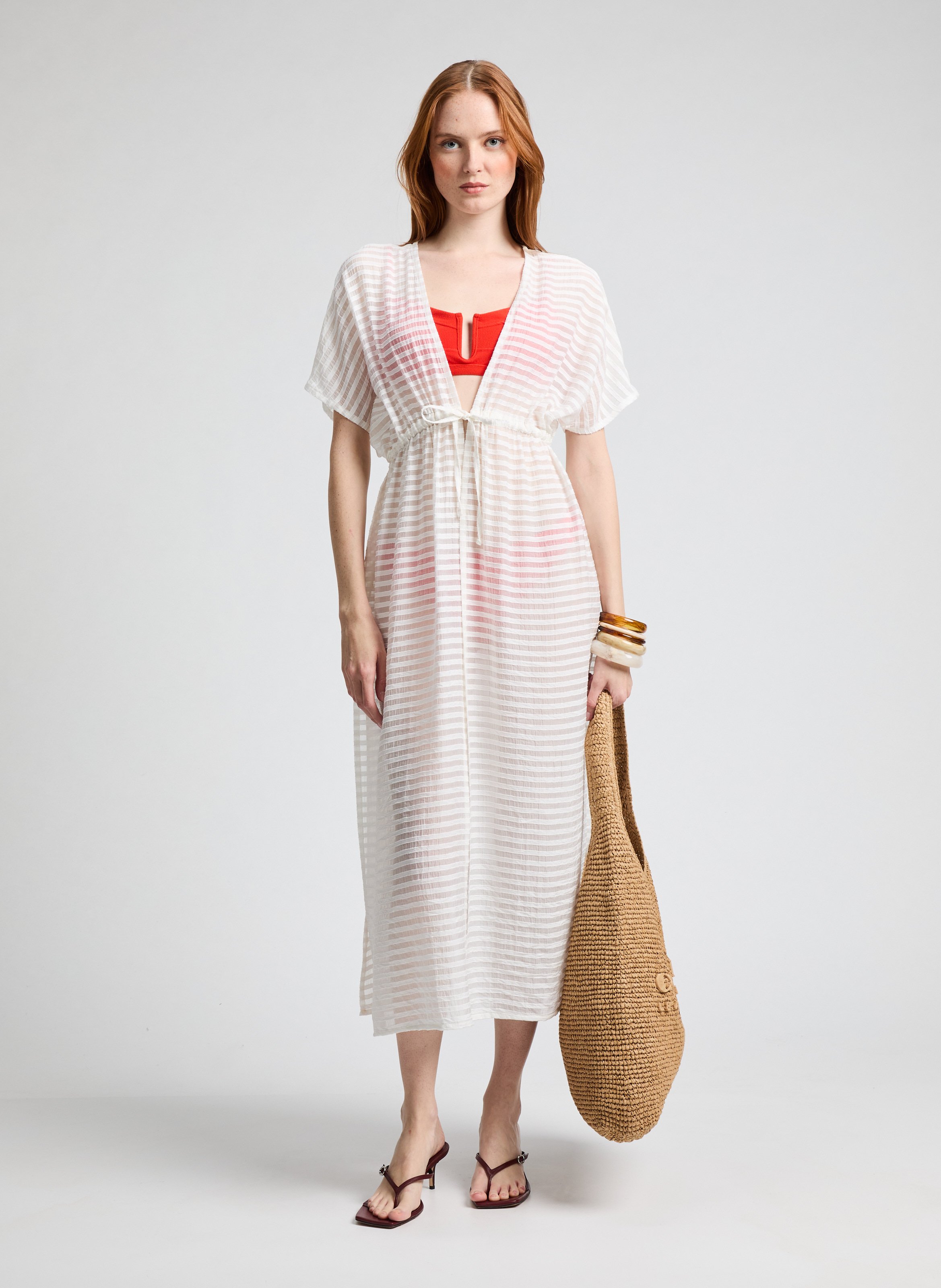 Beach tunic LIVIA Beige