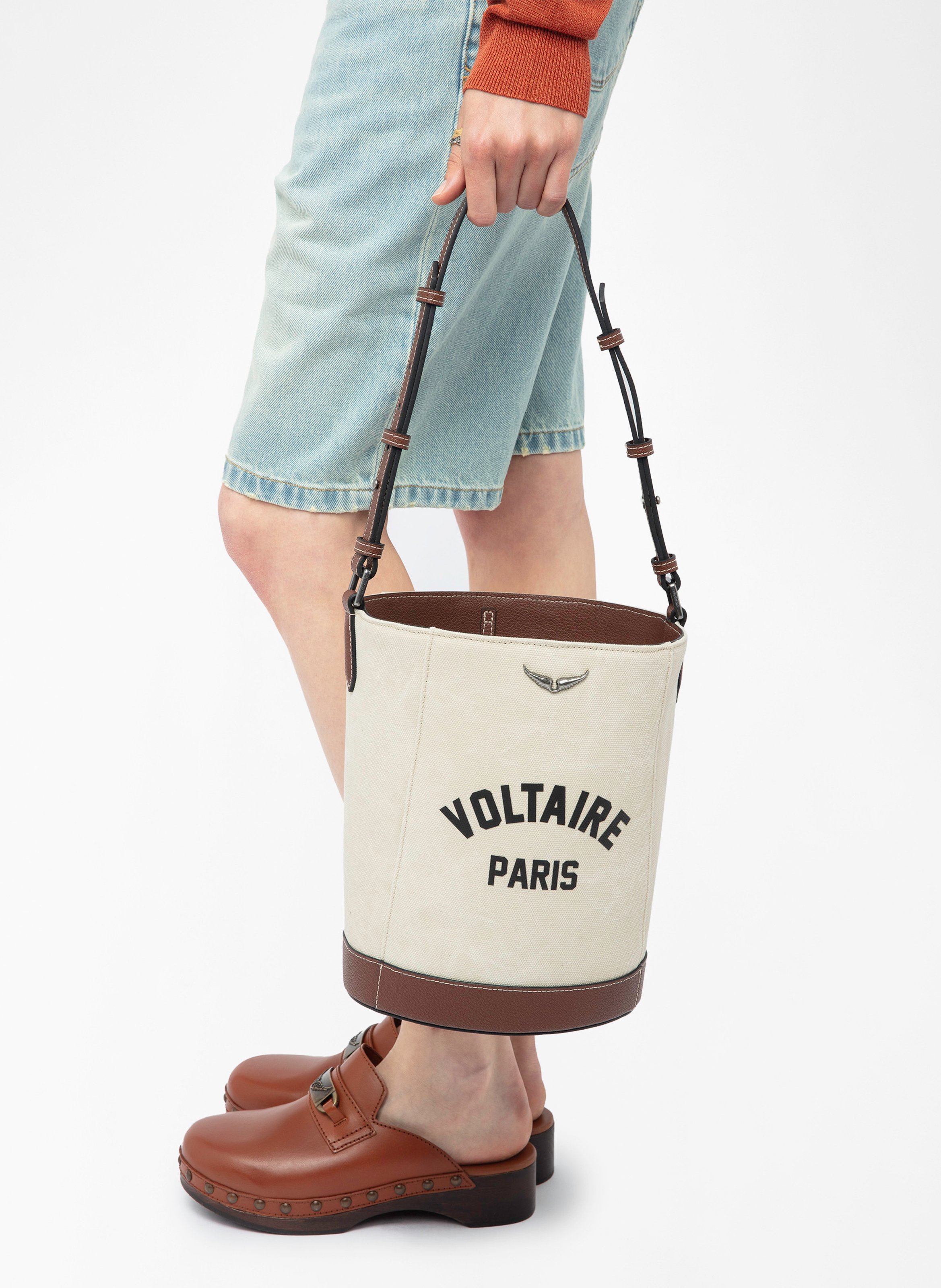 Top col rond en maille sayan ZADIG&VOLTAIRE Marron