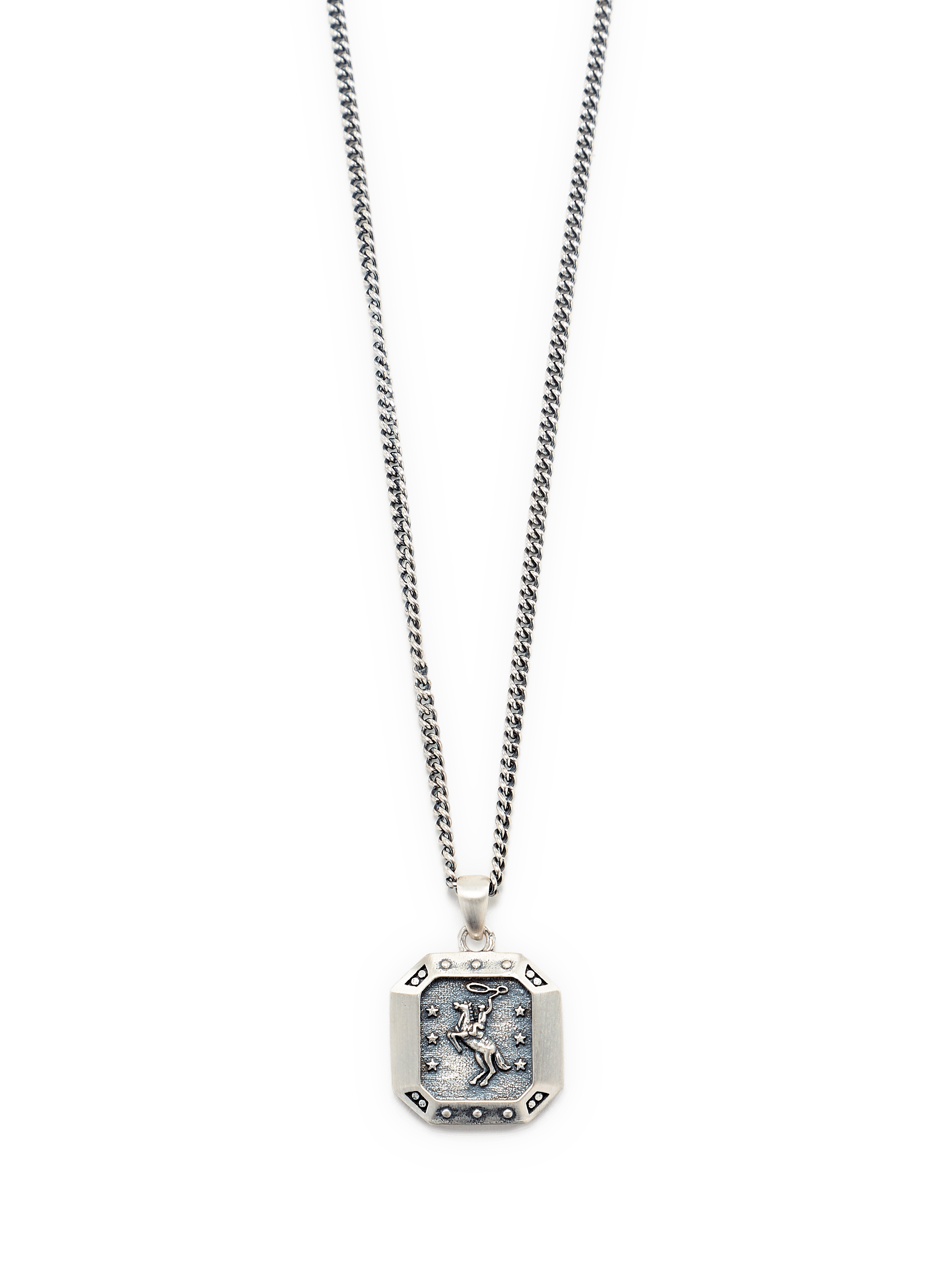 Silver Rodeo Necklace SERGE DENIMES Silver