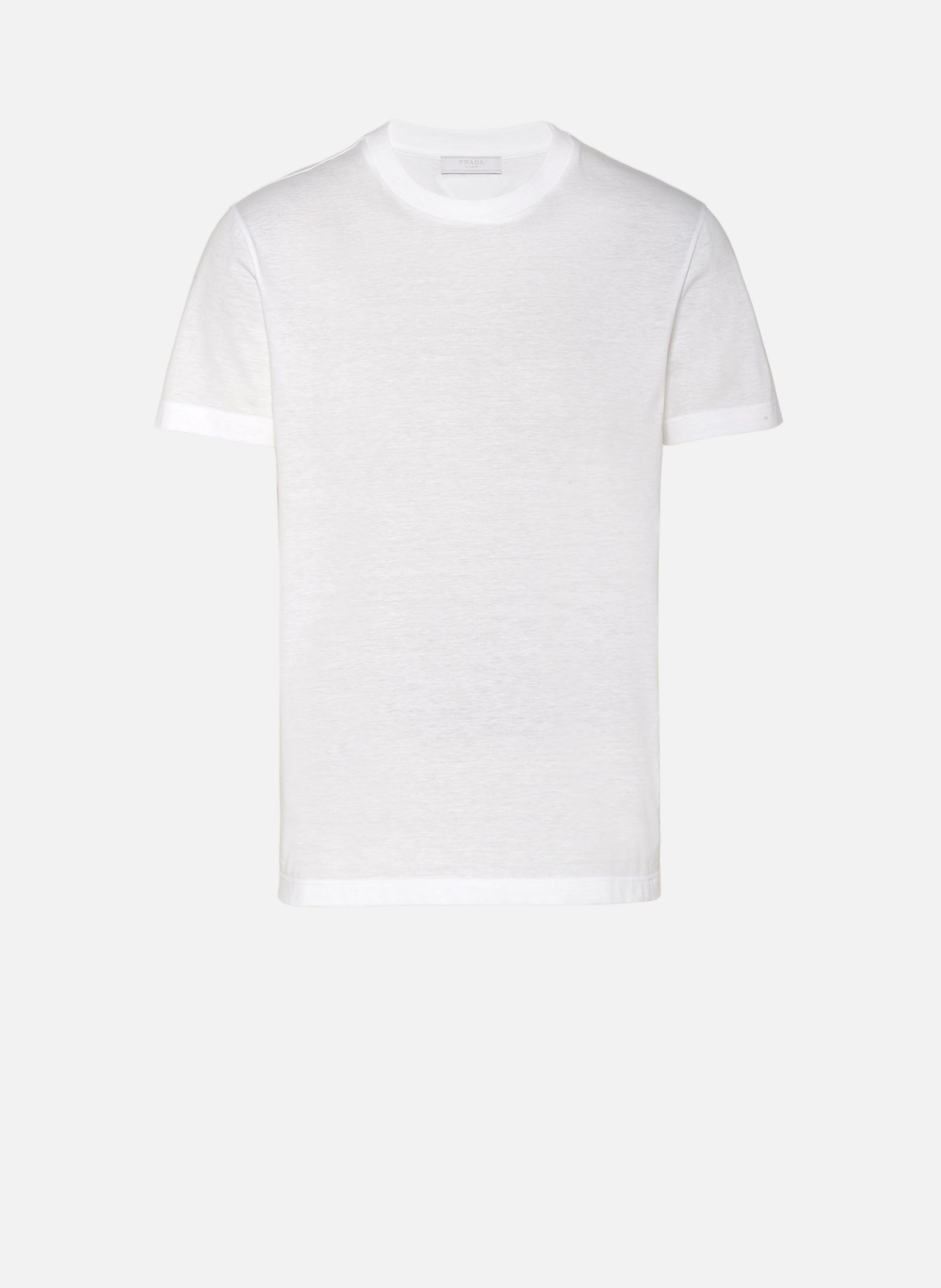 T-shirt en coton - lot de 3 PRADA Blanc