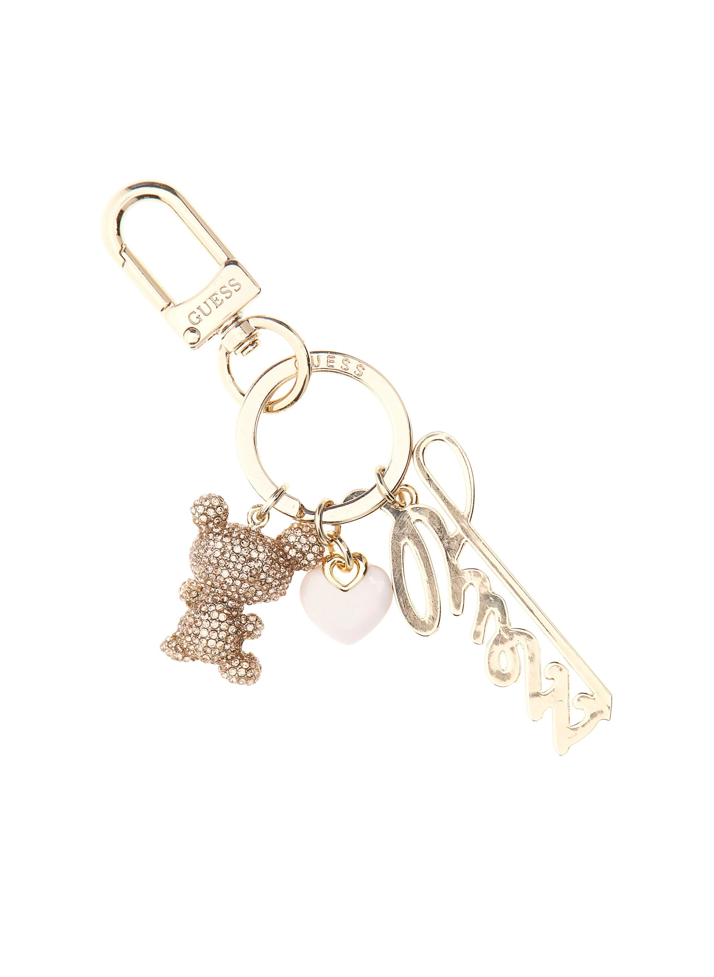 Porte-clés GUESS Doré