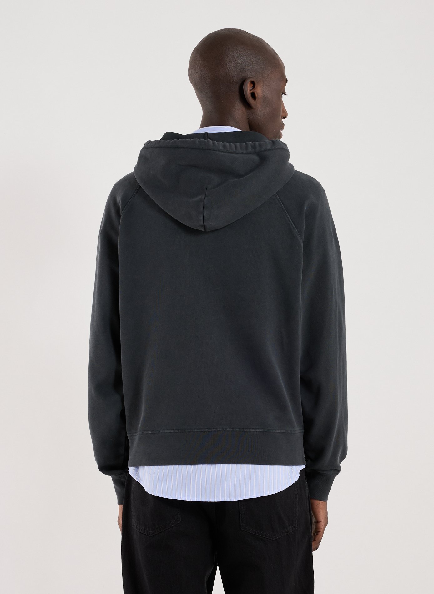 Hoodie ample en coton CLOSED Noir